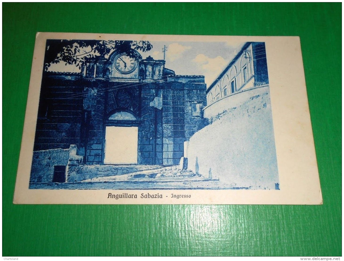 Cartolina Anguillara Sabazia - Ingresso 1925 Ca - Altri & Non Classificati