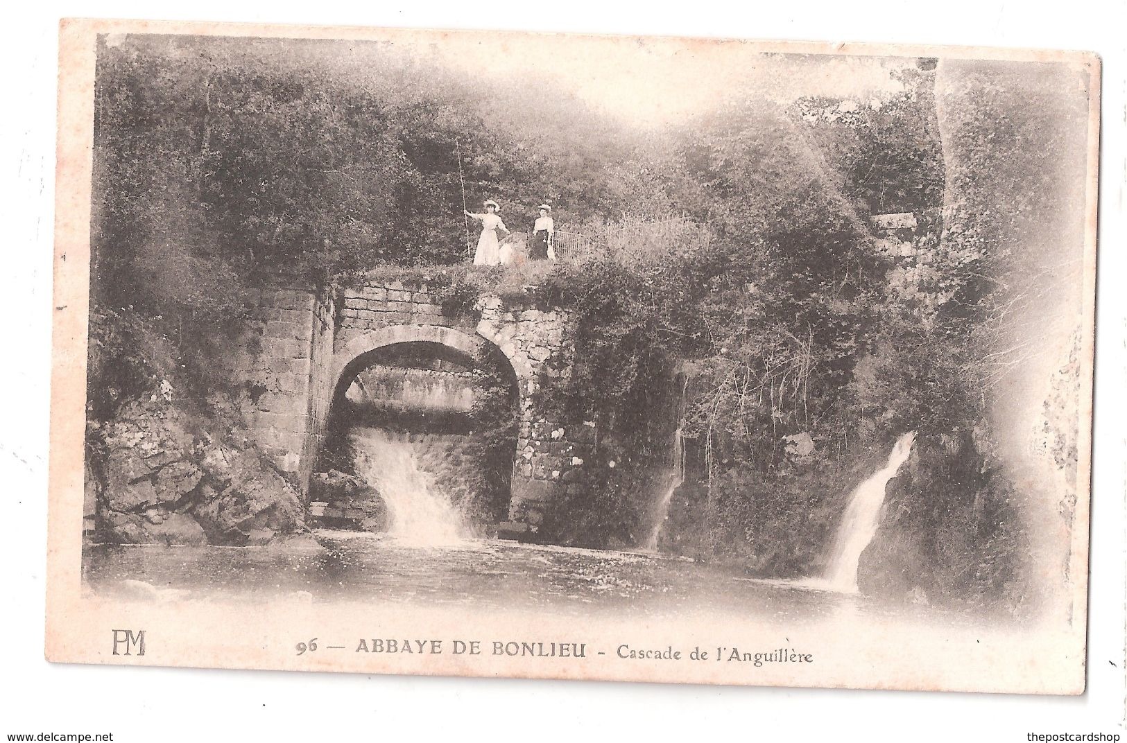 CPA 23 Abbaye De Bonlieu  Cascade De L'Anguillère ACHETEZ IMMEDIATEMENT - Andere & Zonder Classificatie