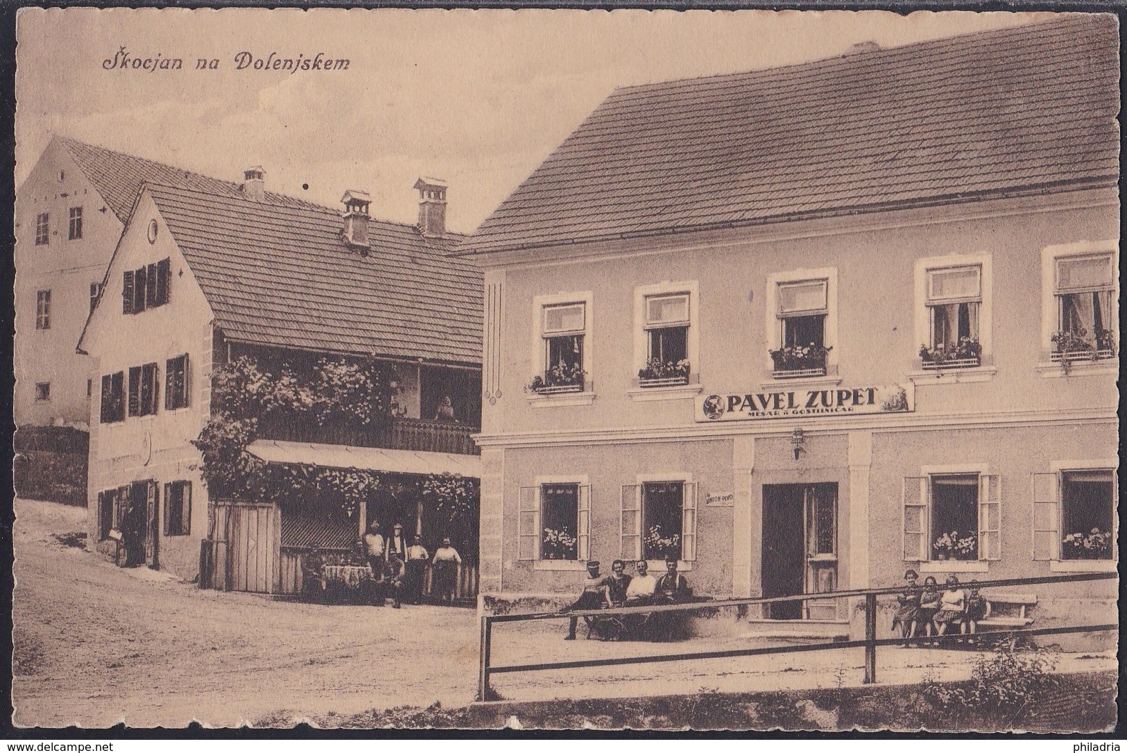 &Scaron;kocjan Na Dolenjskem, Inn Zupet, Mailed In 1930 - Eslovenia