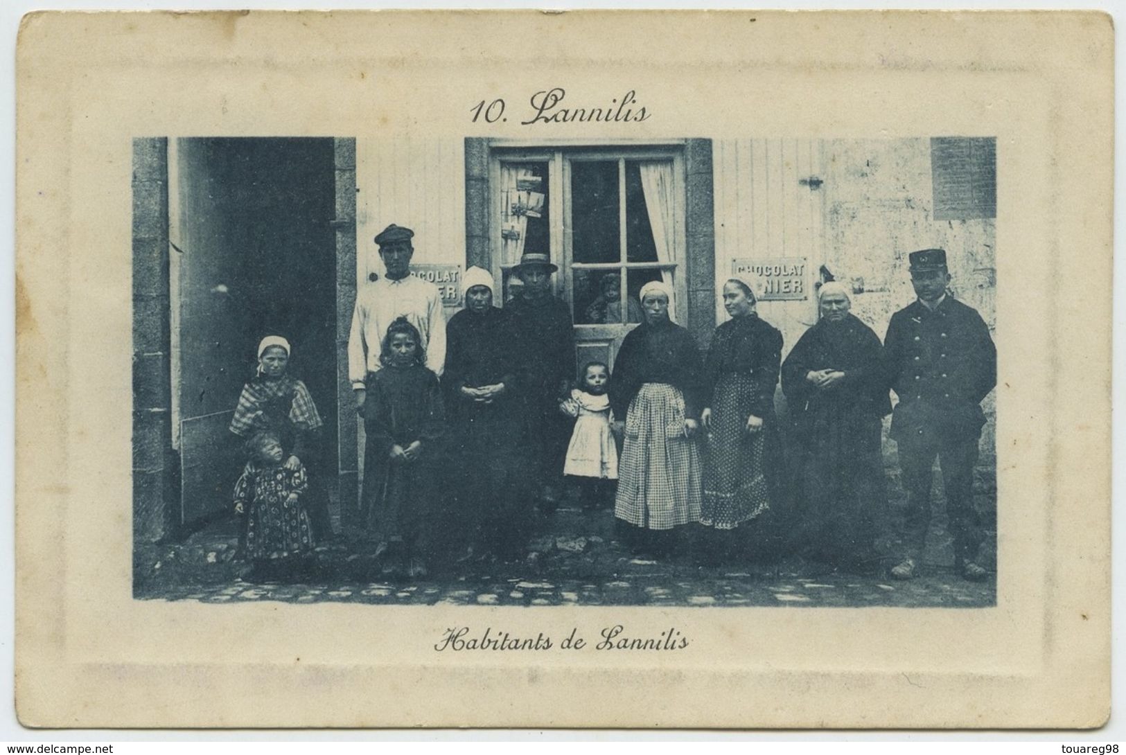 Carte Postale. Lannilis. Habitants à Lannilis. Chocolat. Chocolatier. - Altri & Non Classificati