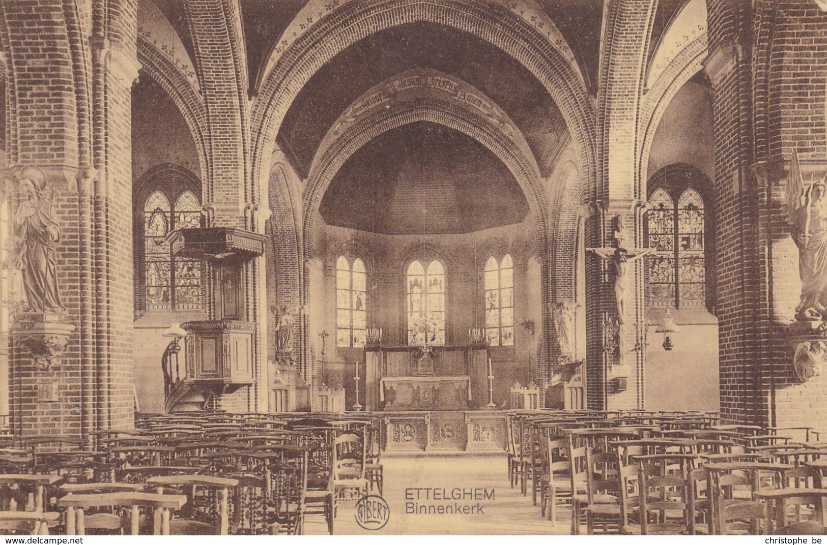 Ettelghem, Ettelgem, Binnenkerk (pk36701) - Oudenburg