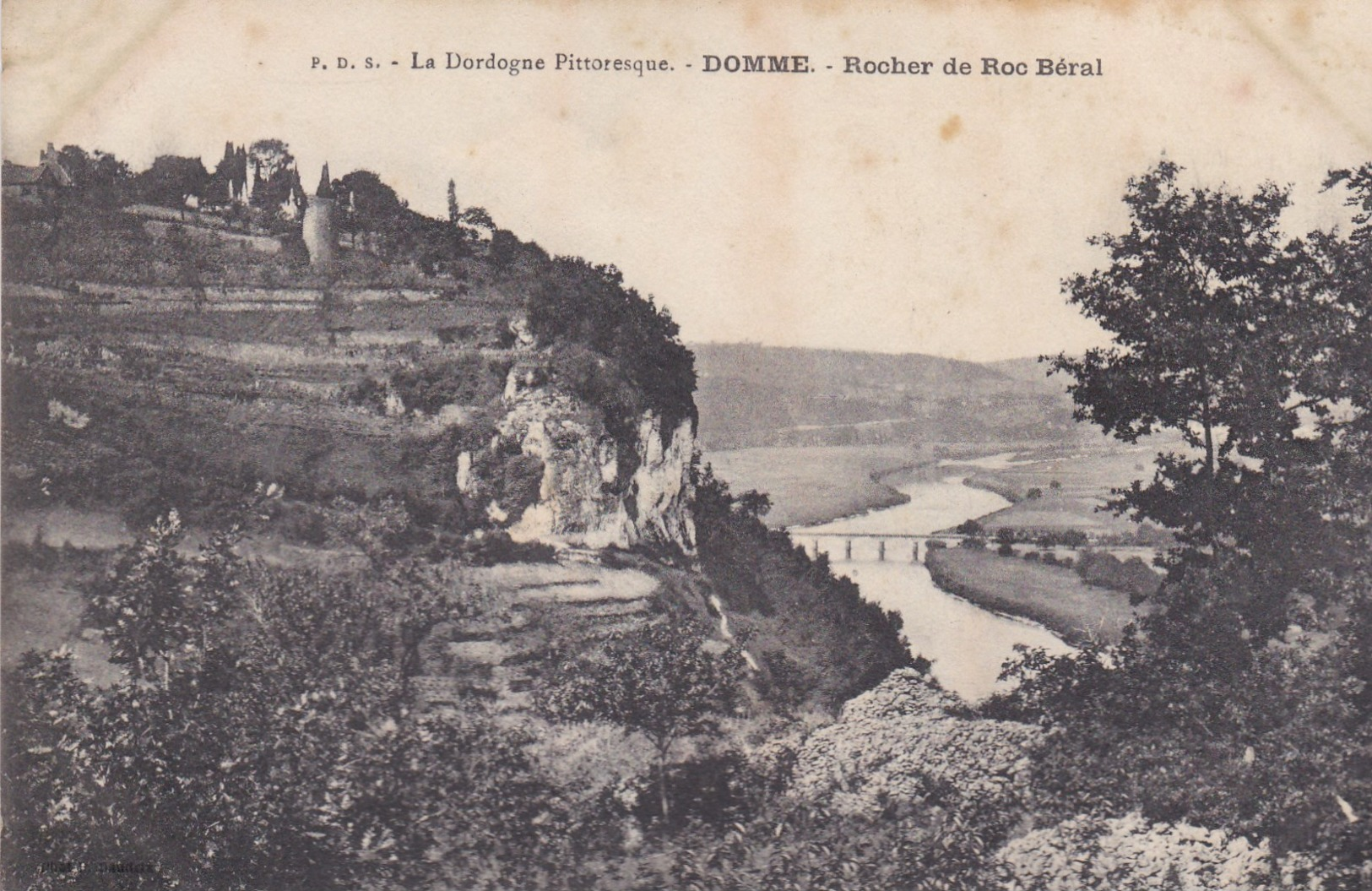 DOMME ,dordogne ,LOT DE 10 CARTES POSTALES ANCIENNES ,toutes scannées