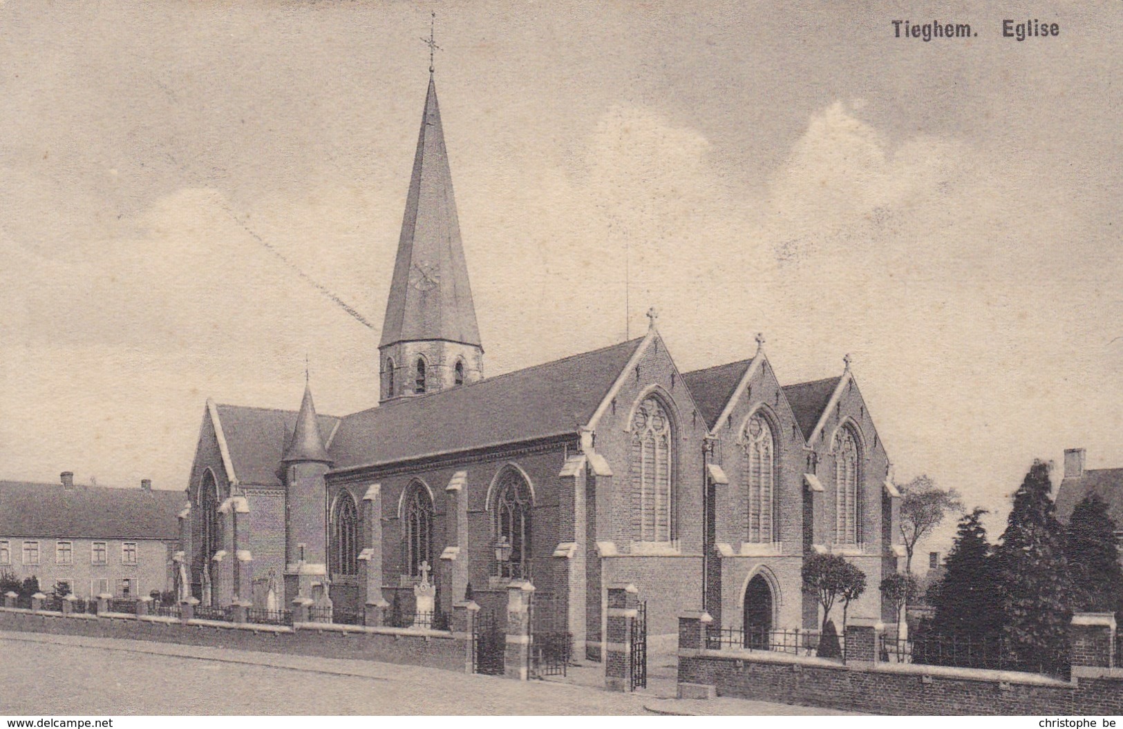 Tiegem, Tieghem, Eglise (pk36725) - Anzegem