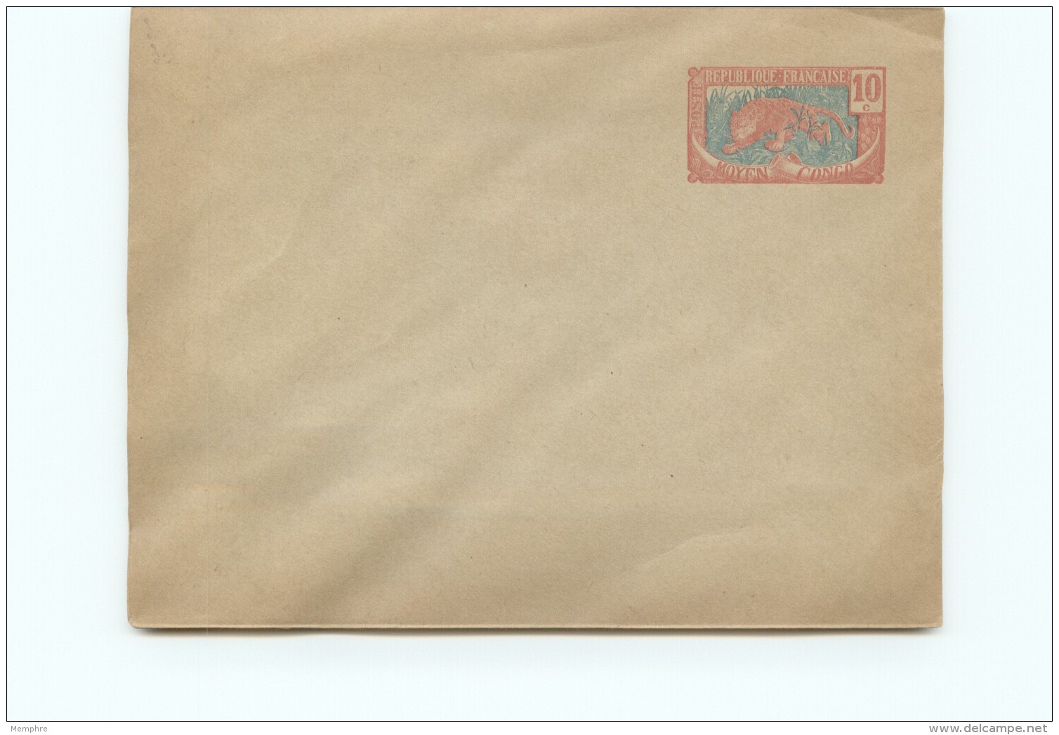 Entier  Enveloppe Grand Format  Panthère 10 Cent. Neuve - Cartas & Documentos