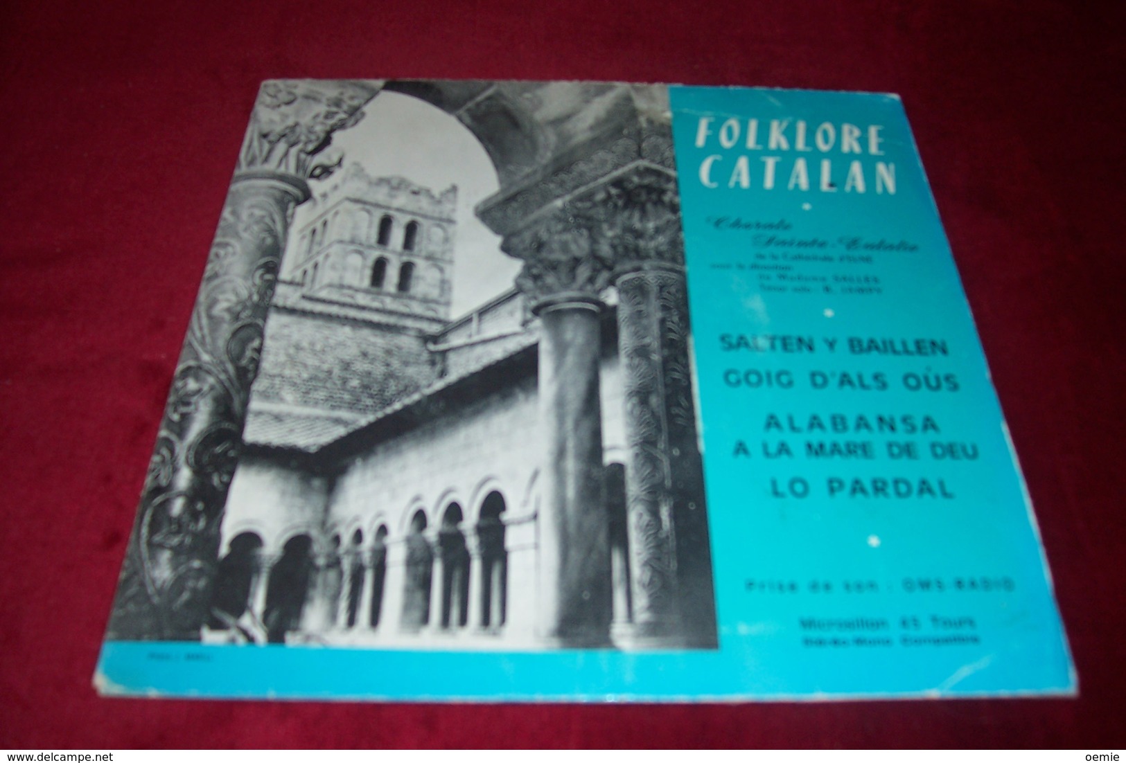 FOLKLORE CATALAN  ° CHORALE SAINTE EULALIE DE LA CATHEDRALE D'ELNE  4 TITRES ET TEXTE EN CATALAN - Collections Complètes