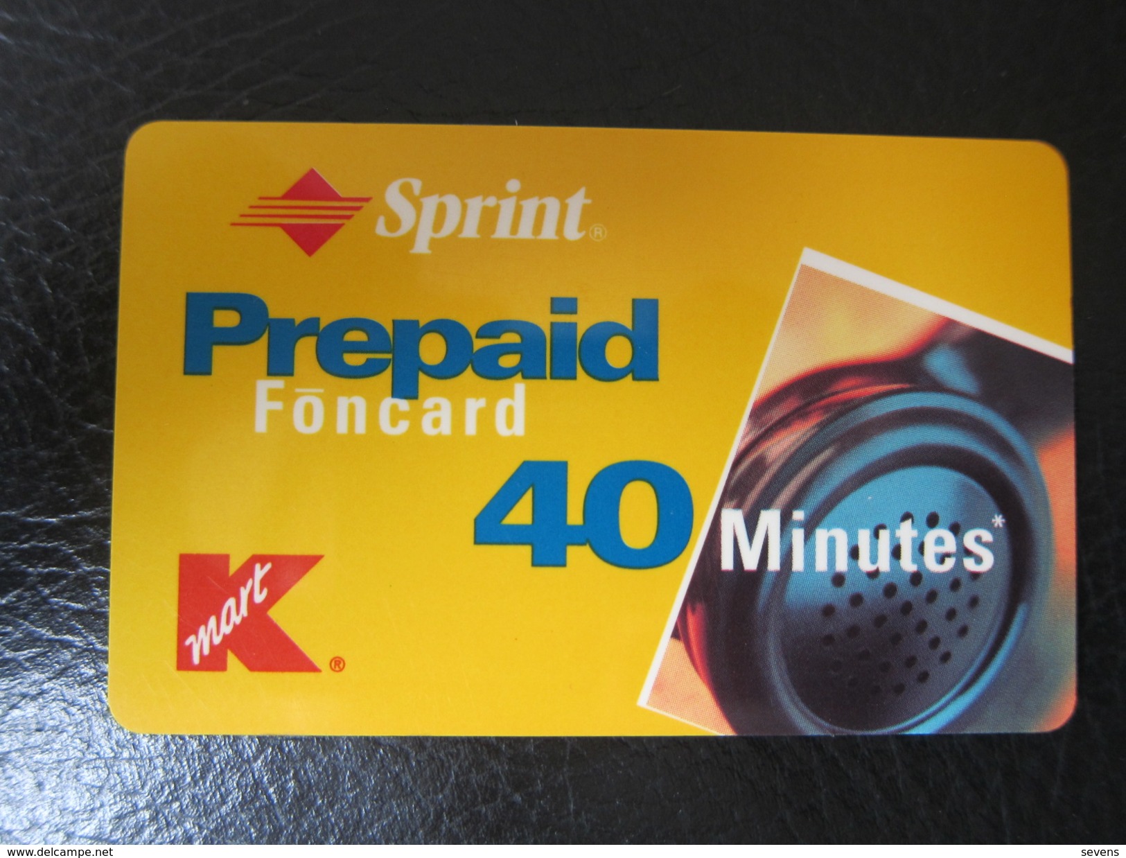 K-Mart 40 Minutes Phone Card, With Magnetic Stripe - Sprint
