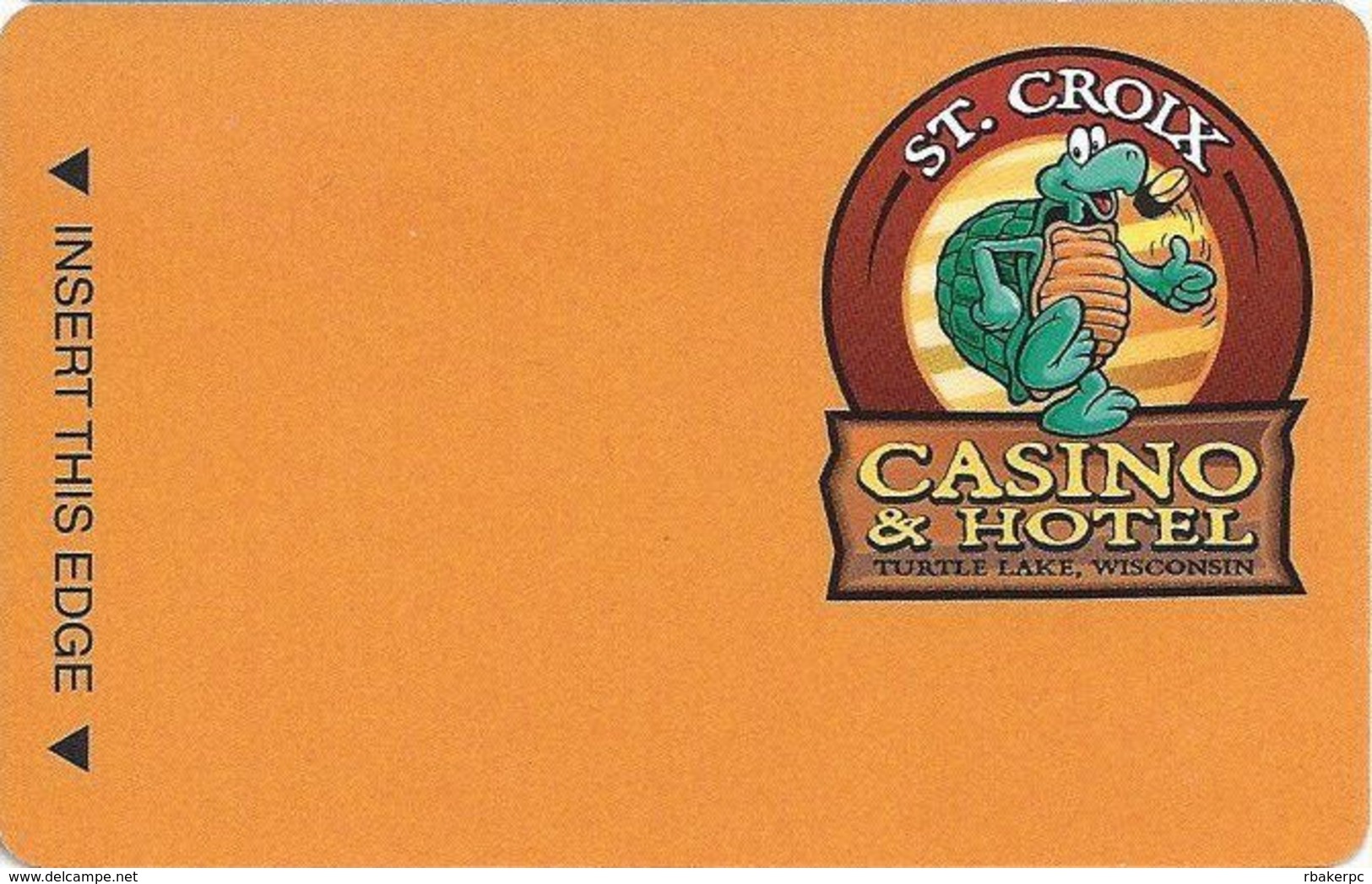 St. Croix Casino - Turtle Lake, WI USA - Slot Card BLANK - Casino Cards