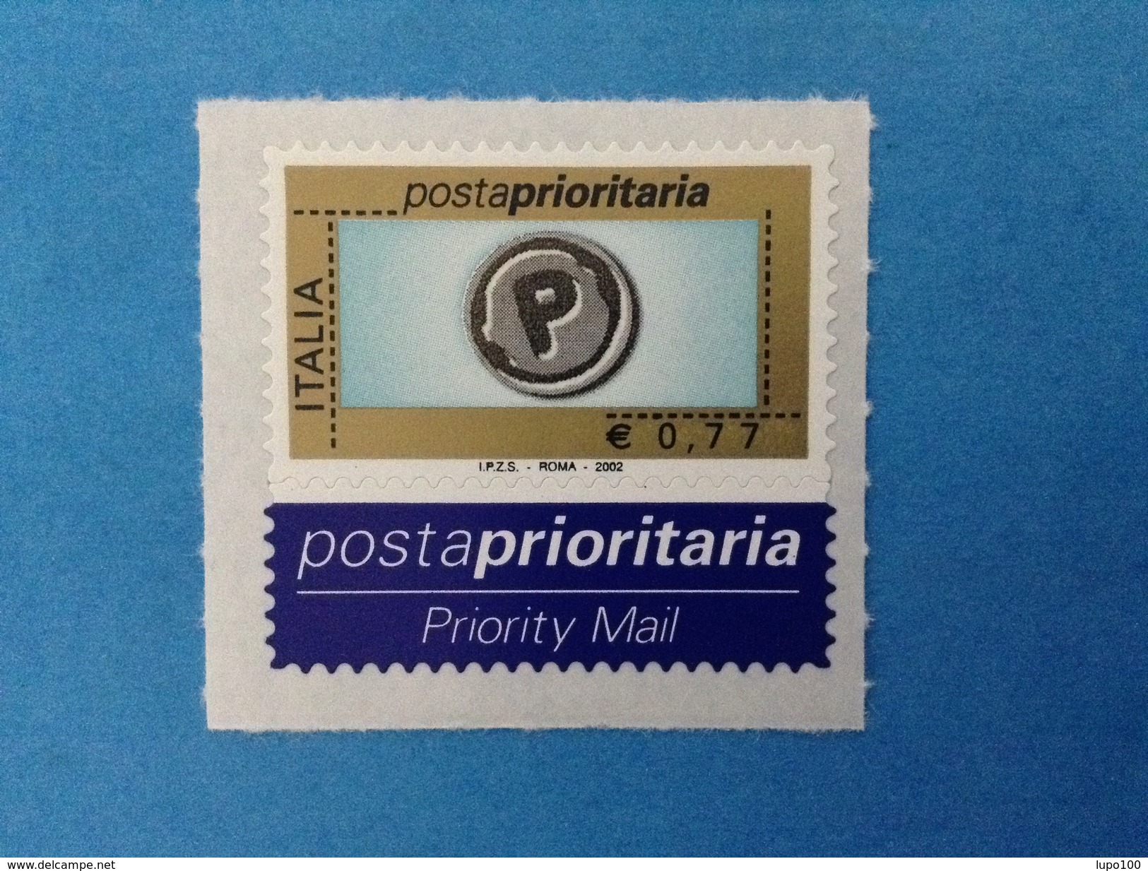 2002 Italia Francobollo Nuovo Stamp New MNH** - Posta Prioritaria - Prioritario 0,77 - - 2001-10:  Nuovi