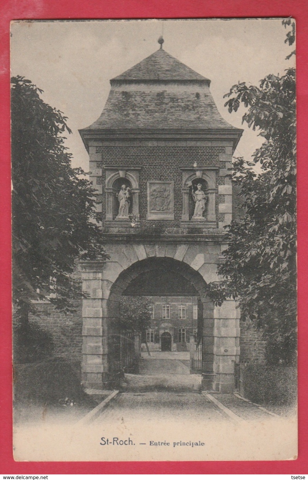 Hamoir - Collège St.-Roch  - Entrée Principale  ( Voir Verso ) - Hamoir