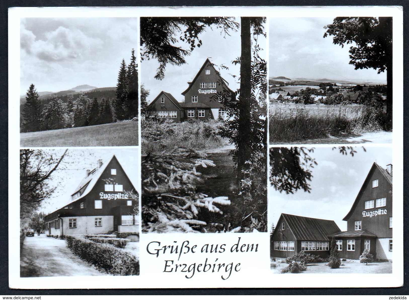 A5041 - Alte MBK Ansichtskarte - Cafe Gaststätte Zugspitze Waldidyll Kipsdorf - Nowak - Kipsdorf