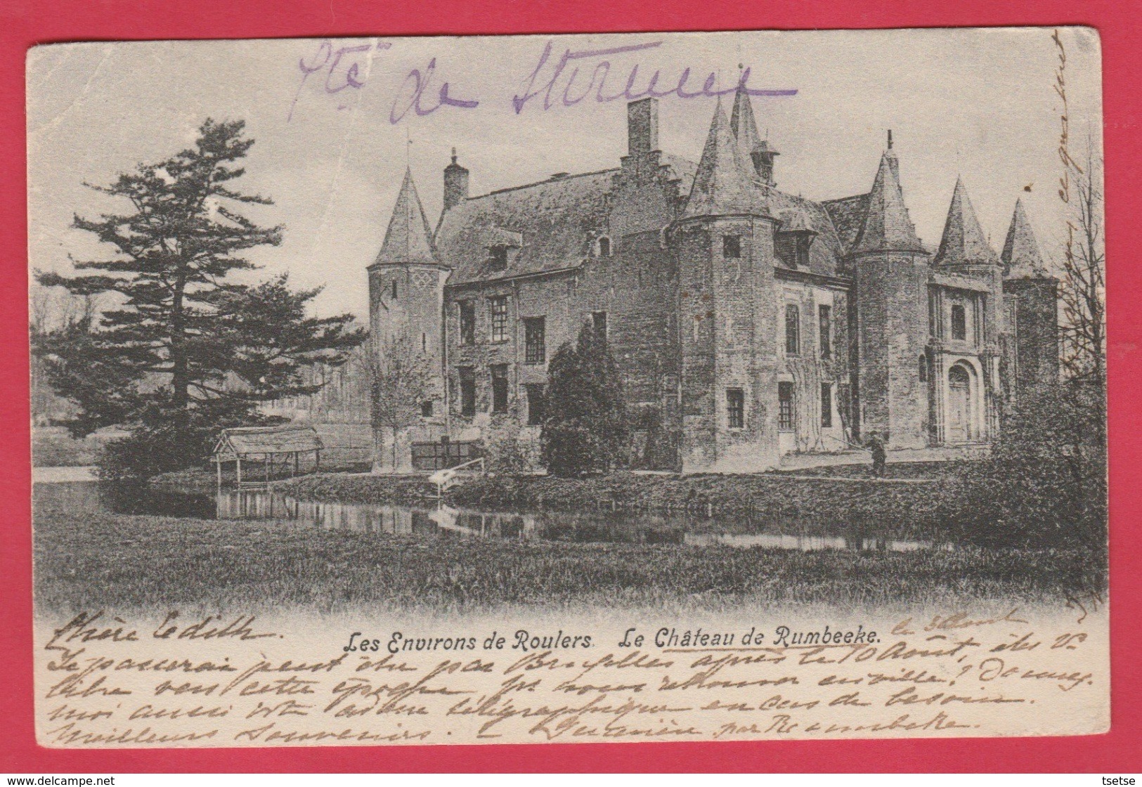 Rumbeke - Kasteel  / Le Château  - 190? ( Verso Zien  ) - Oostkamp