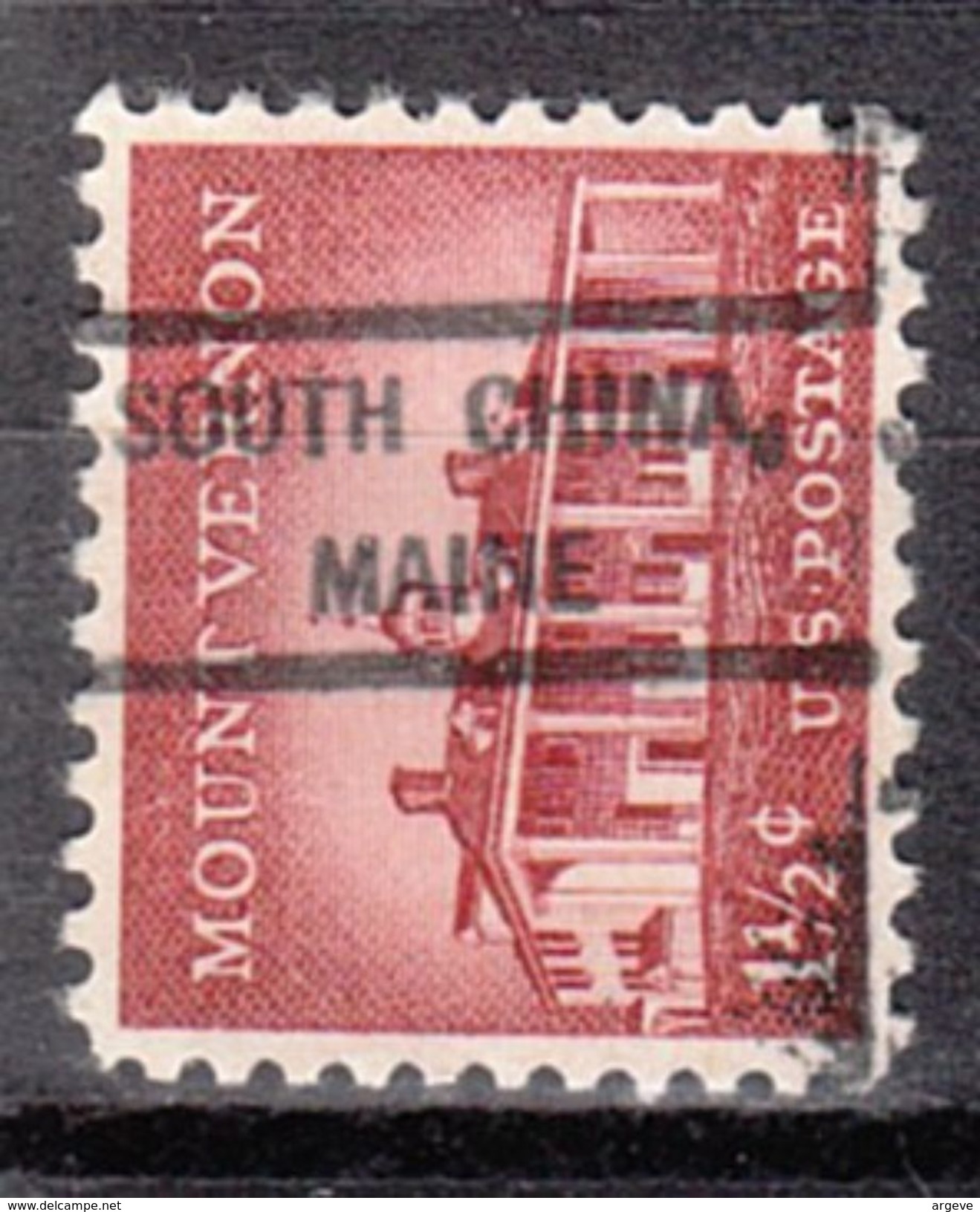 USA Precancel Vorausentwertung Preos Locals Maine, South China 807 - Vorausentwertungen