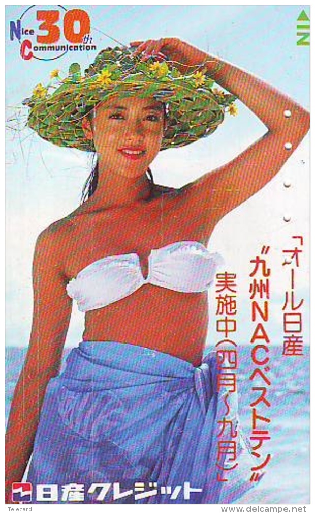 Télécarte Japon EROTIQUE (5966) EROTIC *  * Japan * ACTRESS * TK * BIKINI * BATHCLOTHES * FEMME * SEXY LADY - Mode