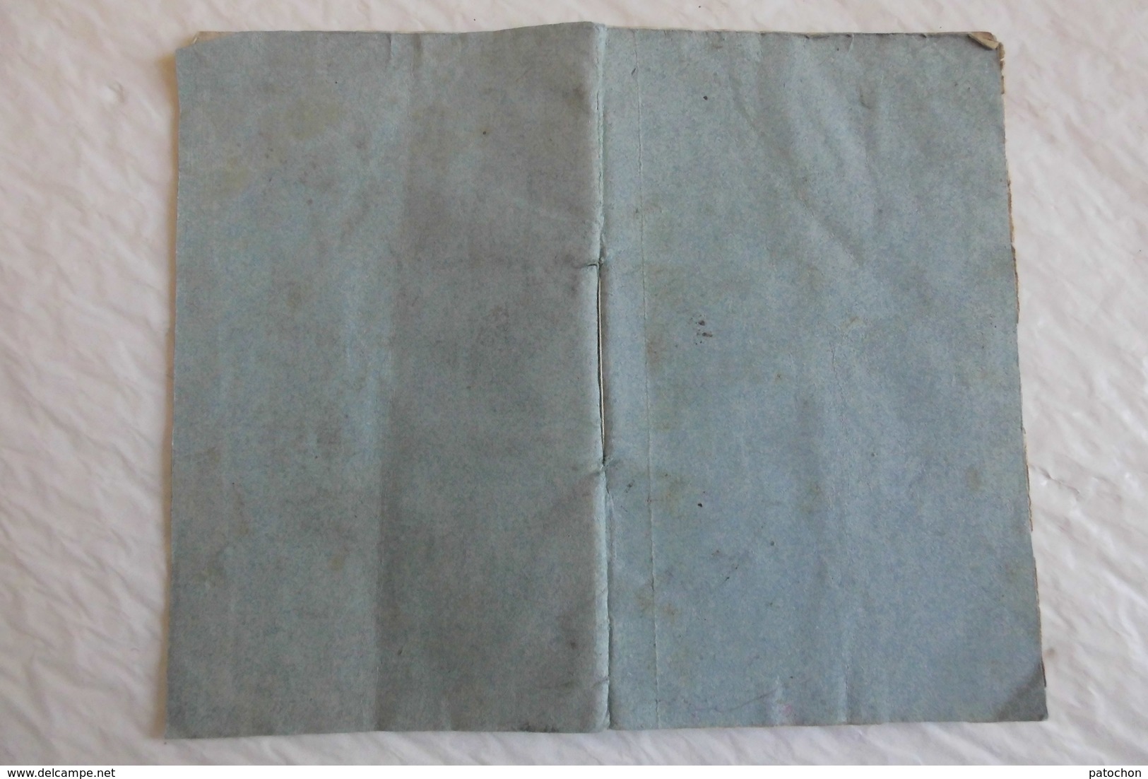 Livret D'Ouvrier 1870 Etat Moyen 10 Cm X 16,5 Cm. - Historical Documents