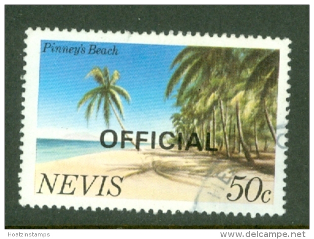 Nevis: 1981   Pictorial 'Official' OVPT   SG O17    50c   Used - St.Kitts And Nevis ( 1983-...)