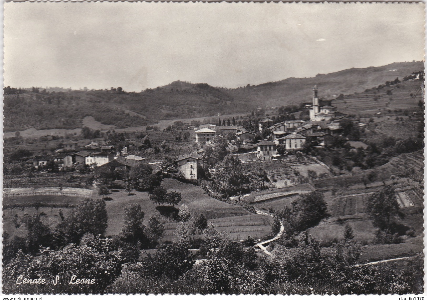 CARTOLINA - POSTCARD - BERGAMO - CENATE S. LEONE - Bergamo