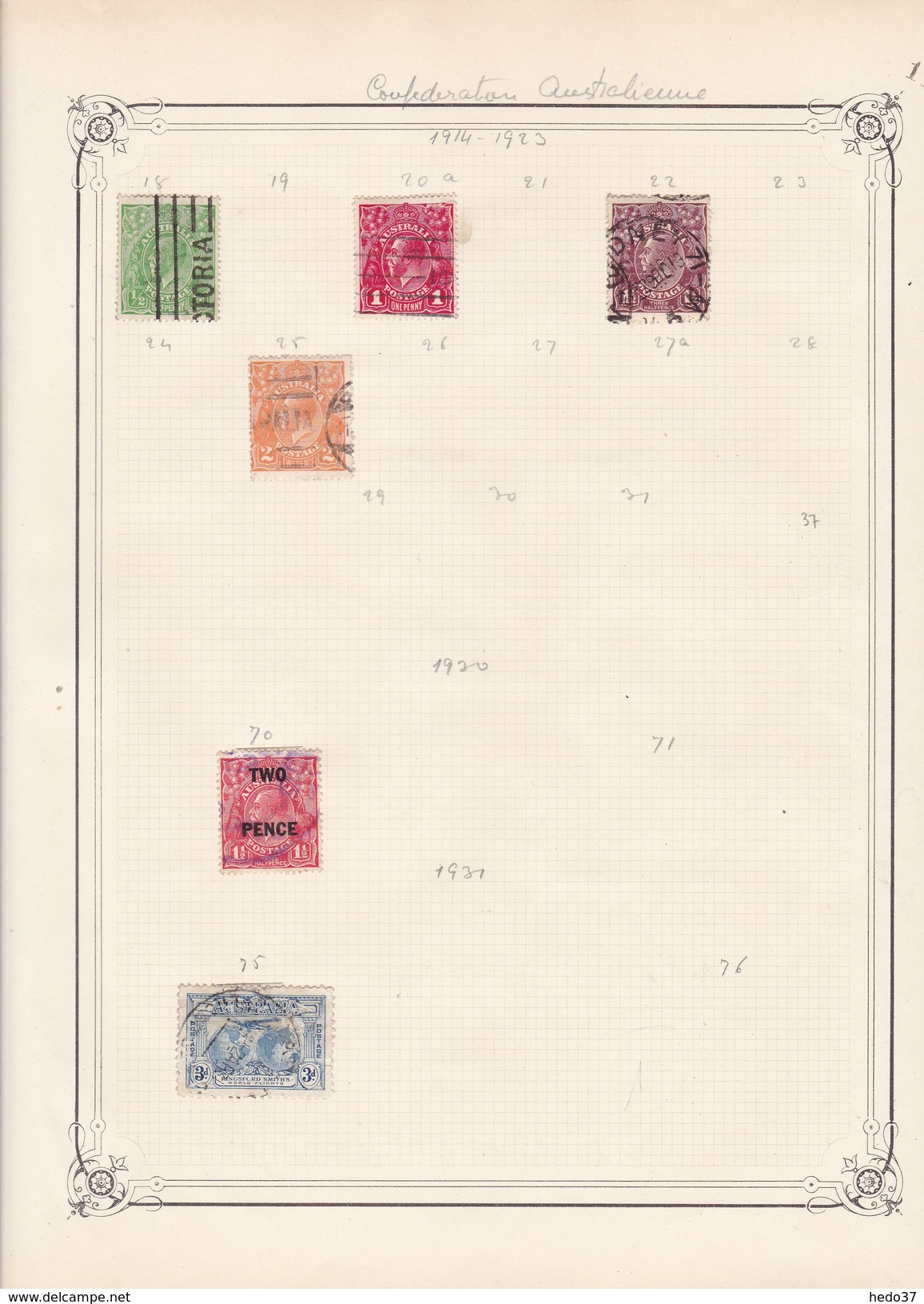 Australie - Collection Vendue Page Par Page - Timbres Neufs */ Oblitérés - B/TB - Collezioni