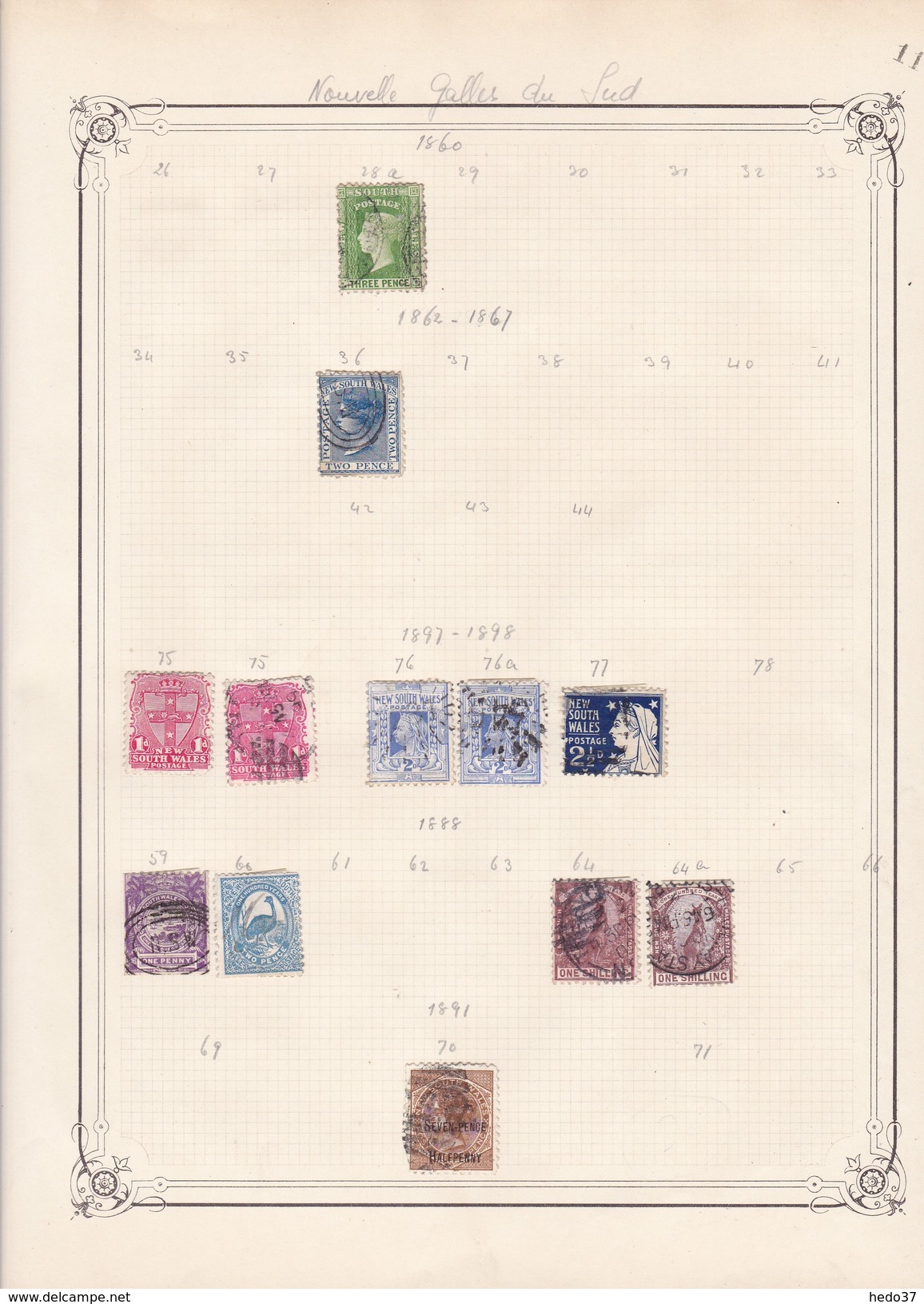 Nouvelles Galles Du Sud - Collection Vendue Page Par Page - Timbres Neufs */ Oblitérés - B/TB - Used Stamps