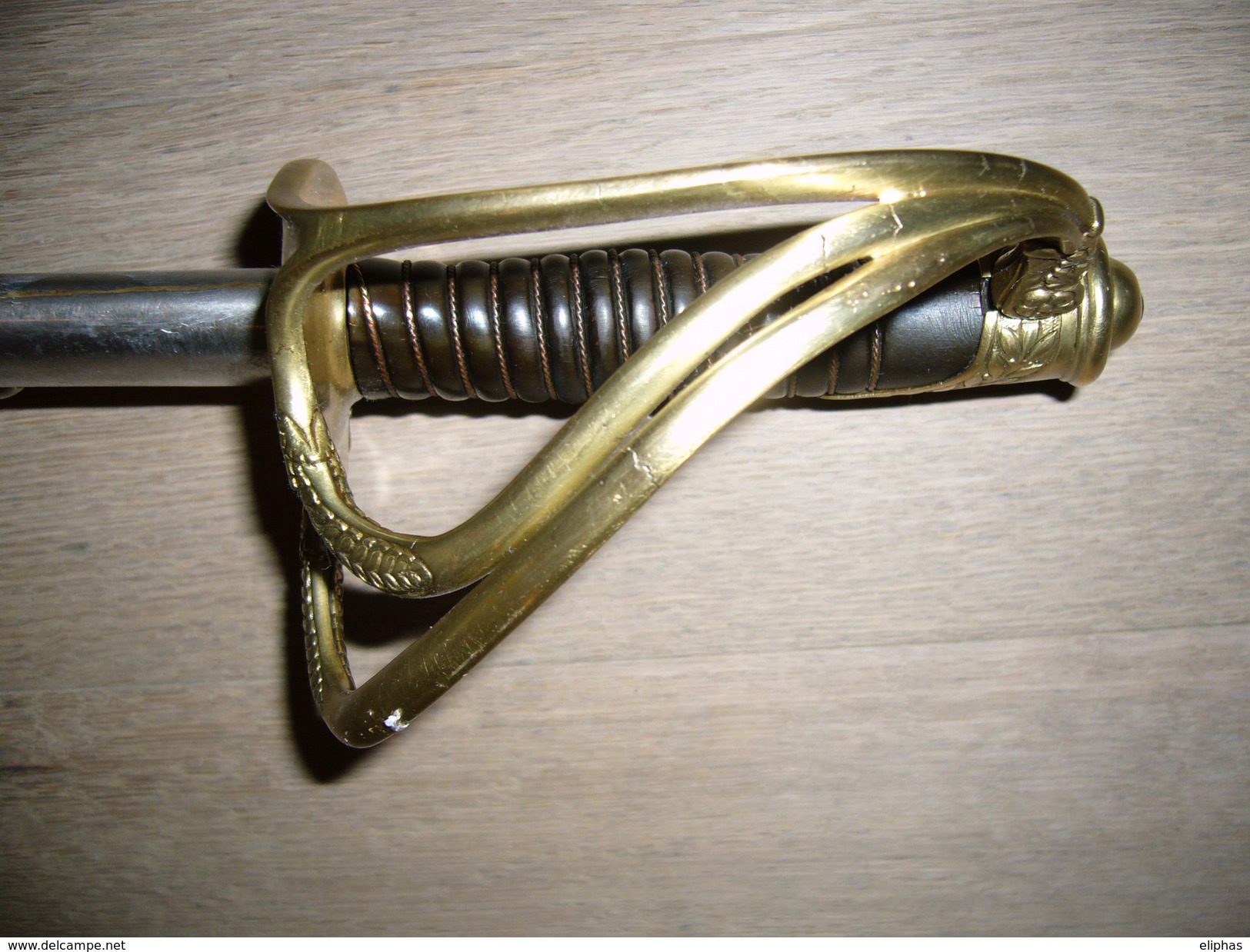 Sabre officier poignée modèle 1822, lame manufacture royale de Châtellerault juin 1830