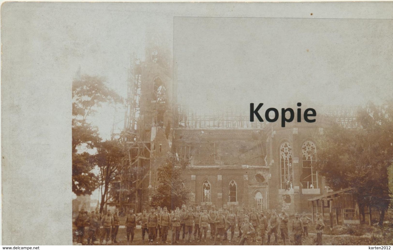 FK Ostfront, Unbekannte Kirche Mit österr.(?) Militär - Guerre 1914-18