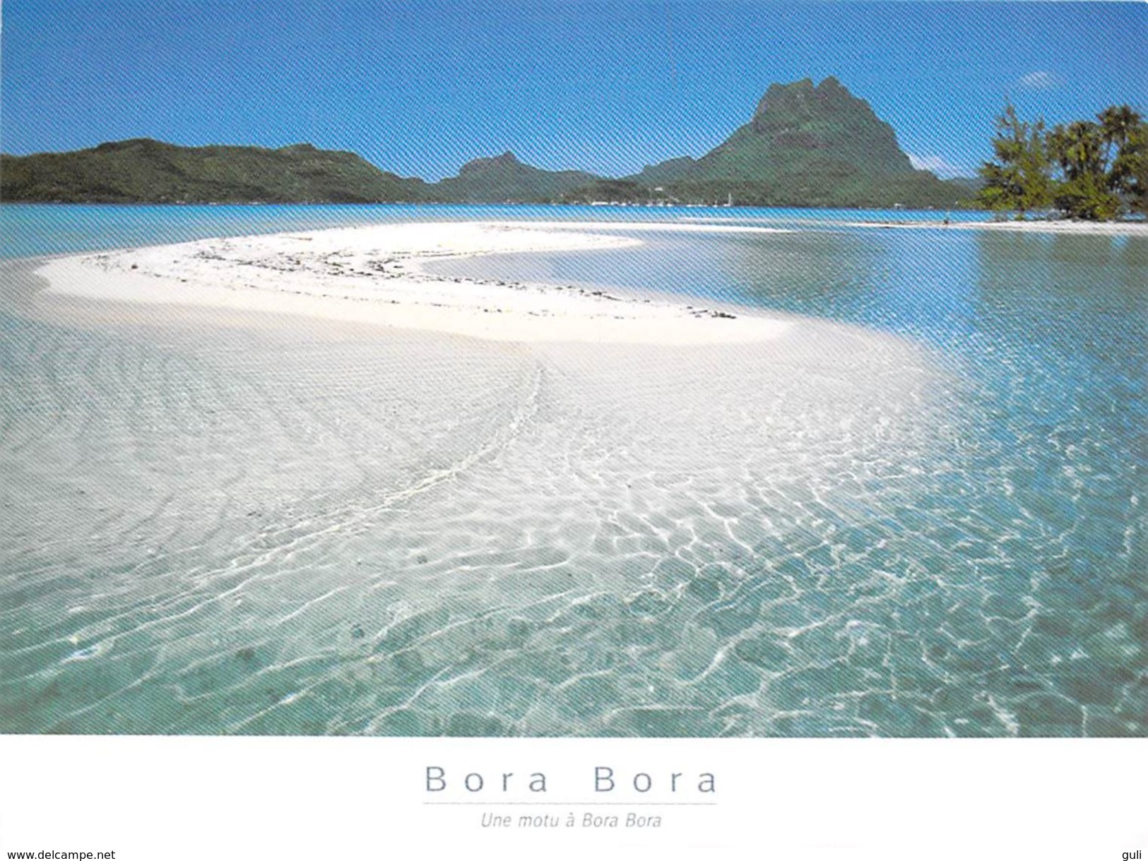 Polynésie Française- BORA BORA Une Motu à Bora Bora (1)    - Blu / Diane Commons CM 26 -(Tahiti) *PRIX FIXE - Polynésie Française