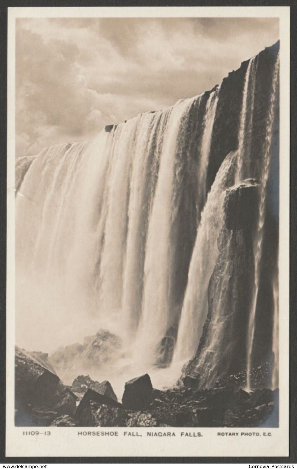 Horseshoe Falls, Niagara, Ontario, C.1910 - FH Leslie RPPC - Niagara Falls