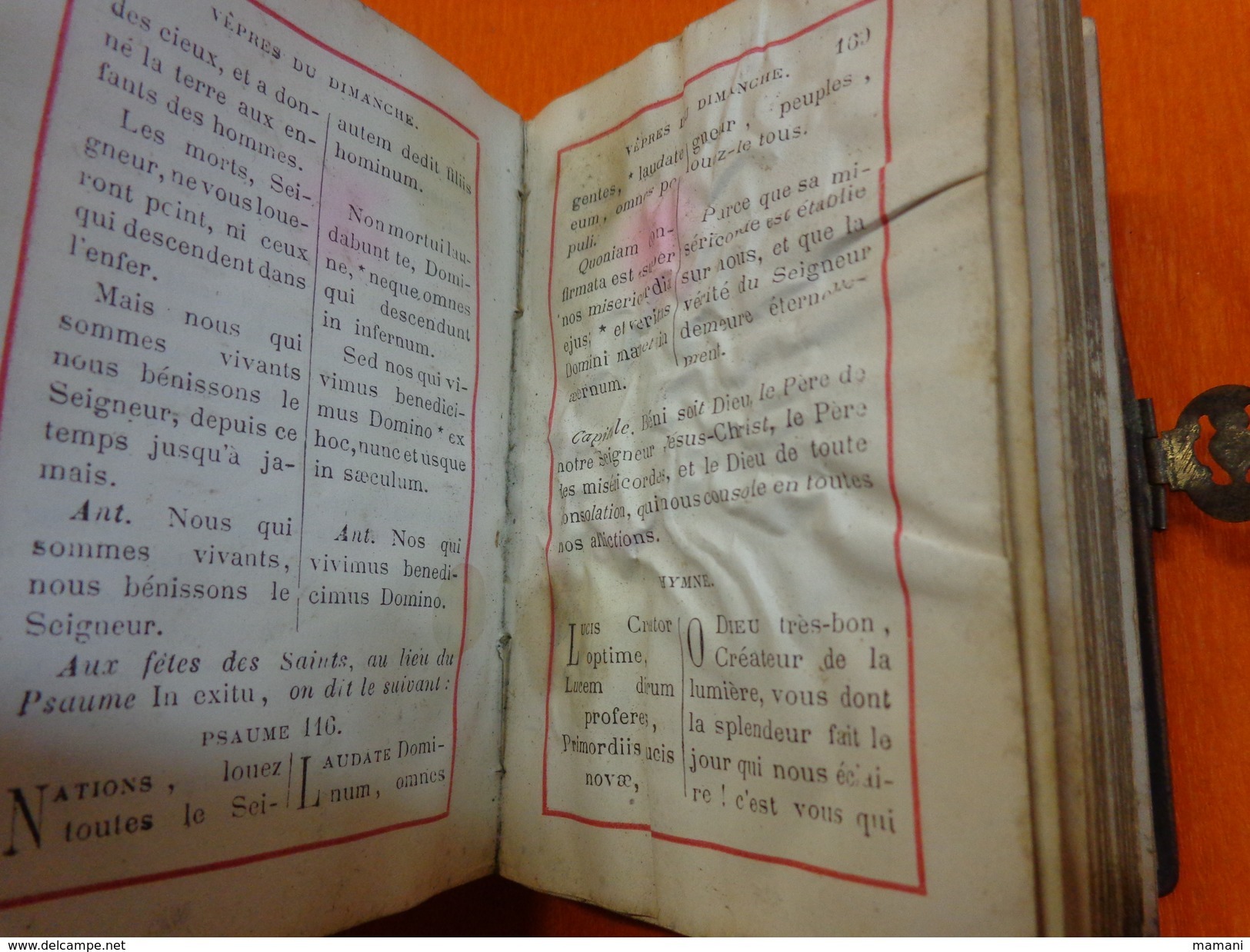 Lot De 2 Missel-la Journee Du Chretien -1817-nouveau Paroissien (abimee)-tranche Dorée-a Fermoir- - Religion & Esotericism