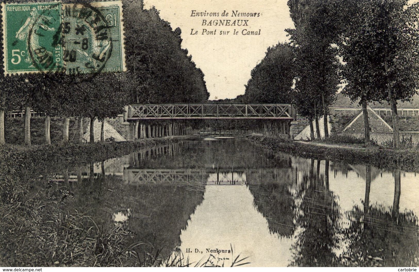 77   BAGNEAUX Sur LOING  Le Pont Sur Le Canal  (env. De NEMOURS, SOUPPES) - Bagneaux Sur Loing
