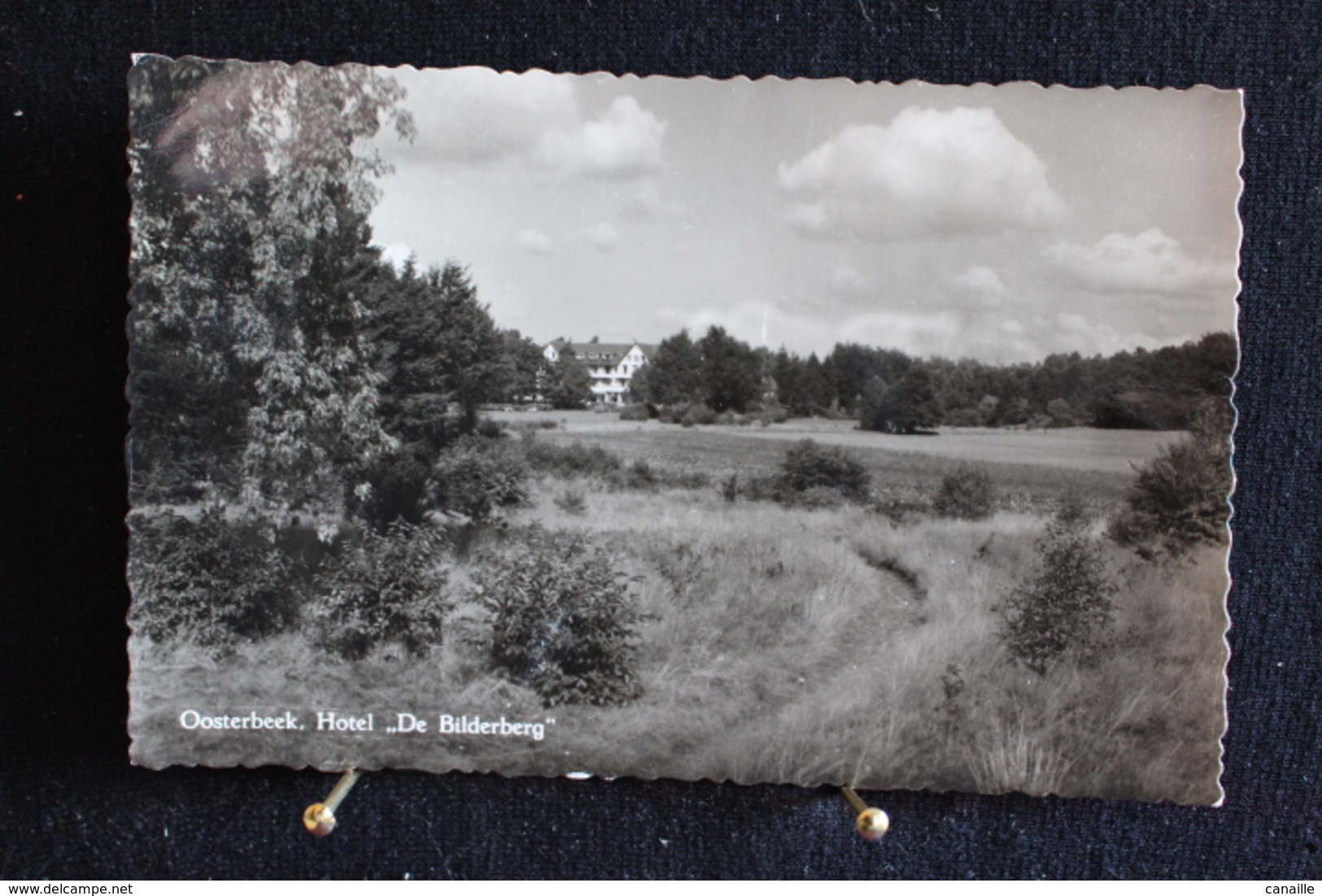 P 321 / Pays-Bas, Gelderland  -  Oosterbeek Bij Arnhem - Hotel Restaurant De Bilderberg  /  Circulé  1956 - Oosterbeek