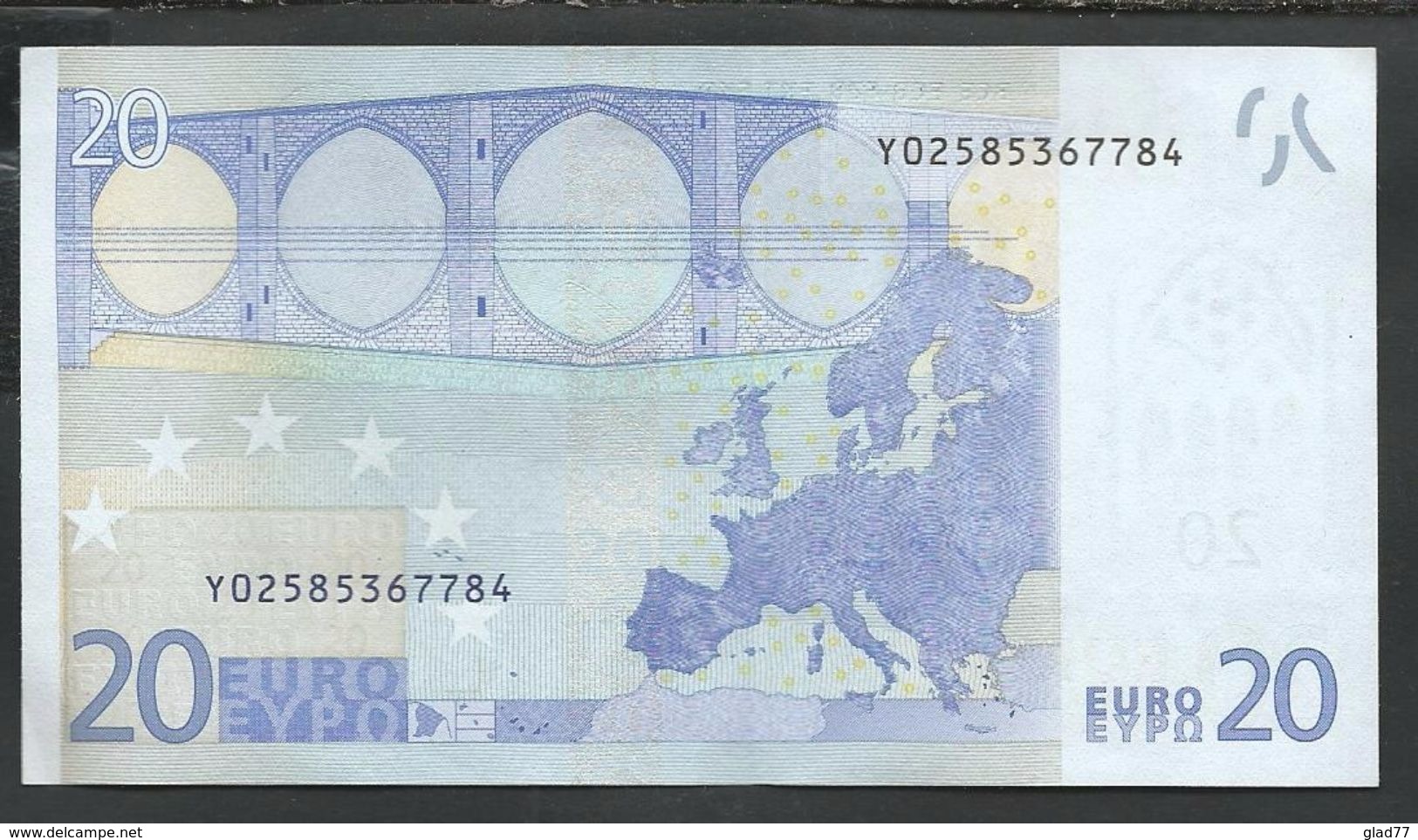 Greece  "Y"  20  EURO GEM UNC! Trichet Signature! Printer N003D2  UNC! - 20 Euro