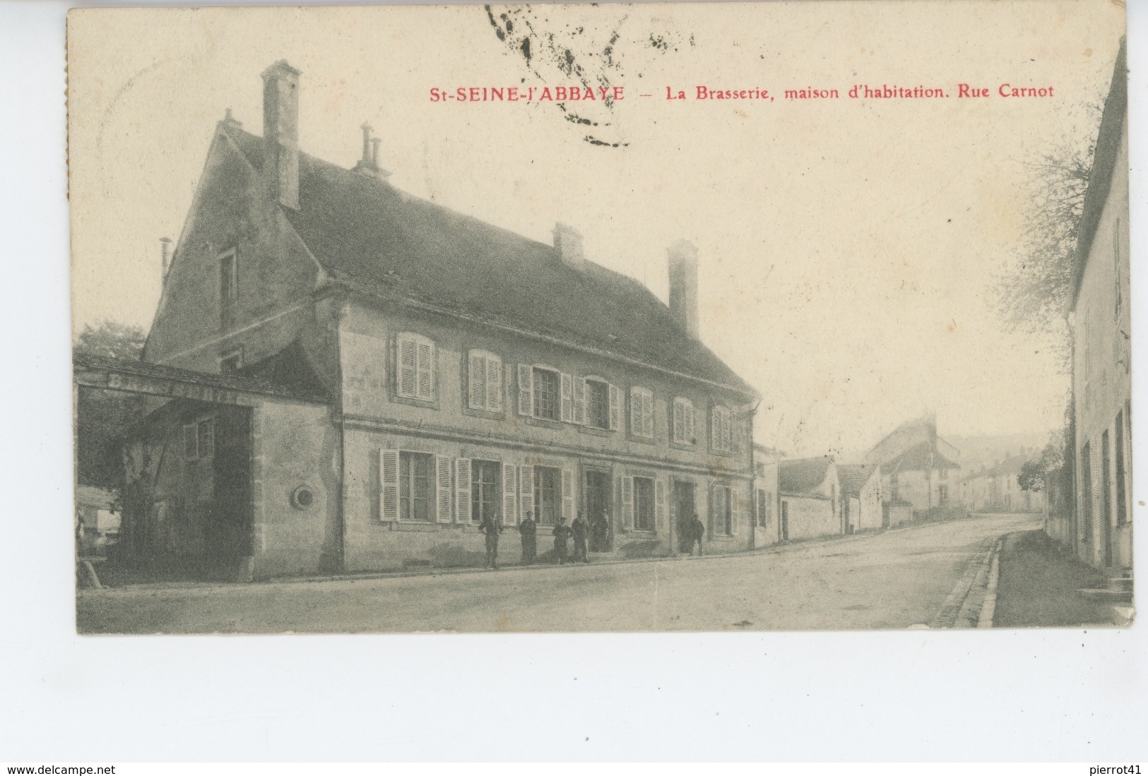 SAINT SEINE L'ABBAYE - La Brasserie , Maison D'Habitation - Rue Carnot - Autres & Non Classés