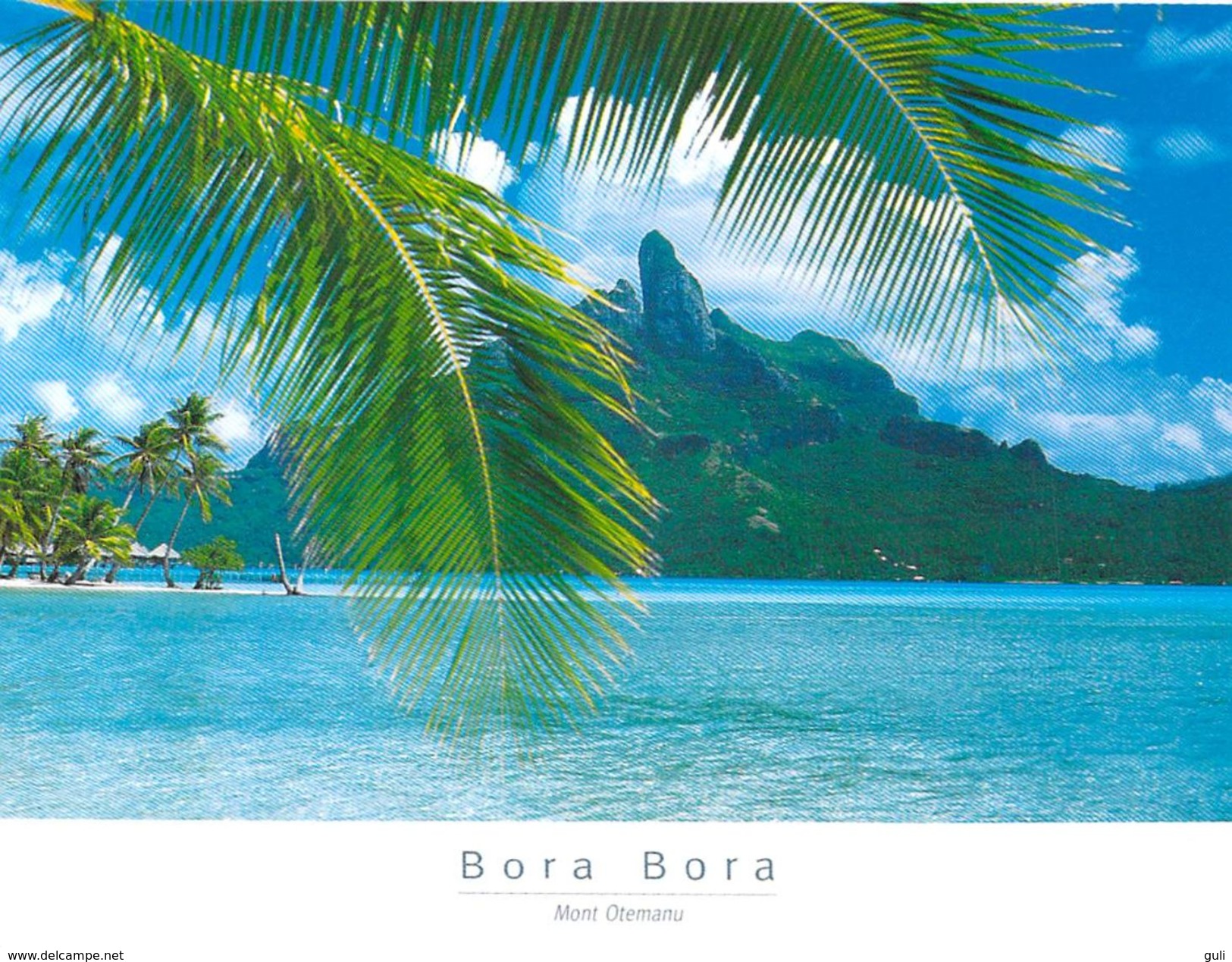 Polynésie Française- BORA BORA Mont Otemanu - Blu / Diane Commons CM 1-(Tahiti) *PRIX FIXE - Polynésie Française