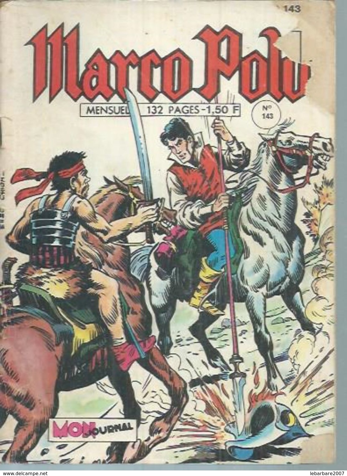 MARCO POLO  N° 143  -  MON JOURNAL  1972 - Marco-Polo