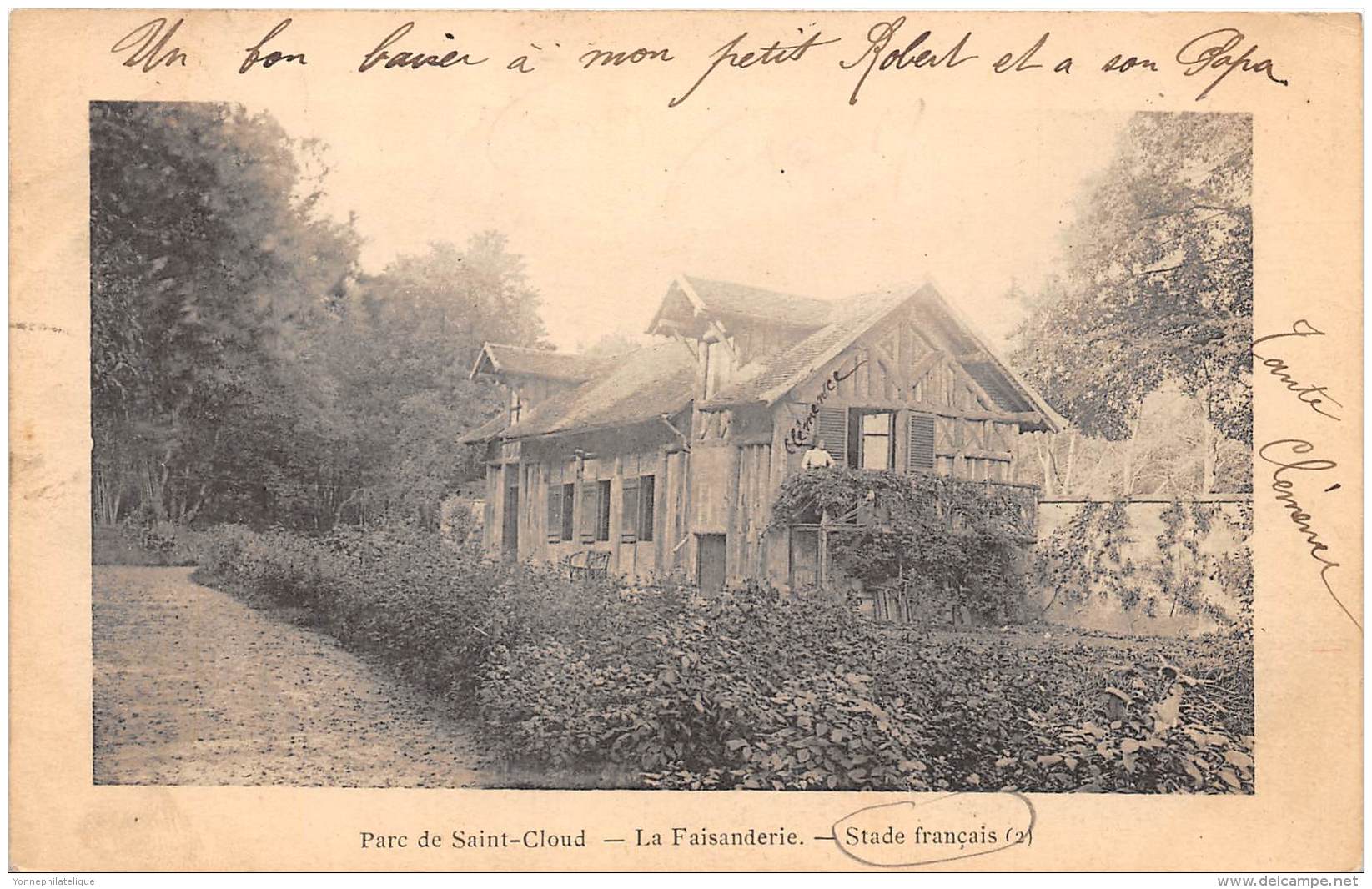 92 - HAUTS DE SEINE / Saint Cloud - La Faisanderie - Stade Français - Saint Cloud