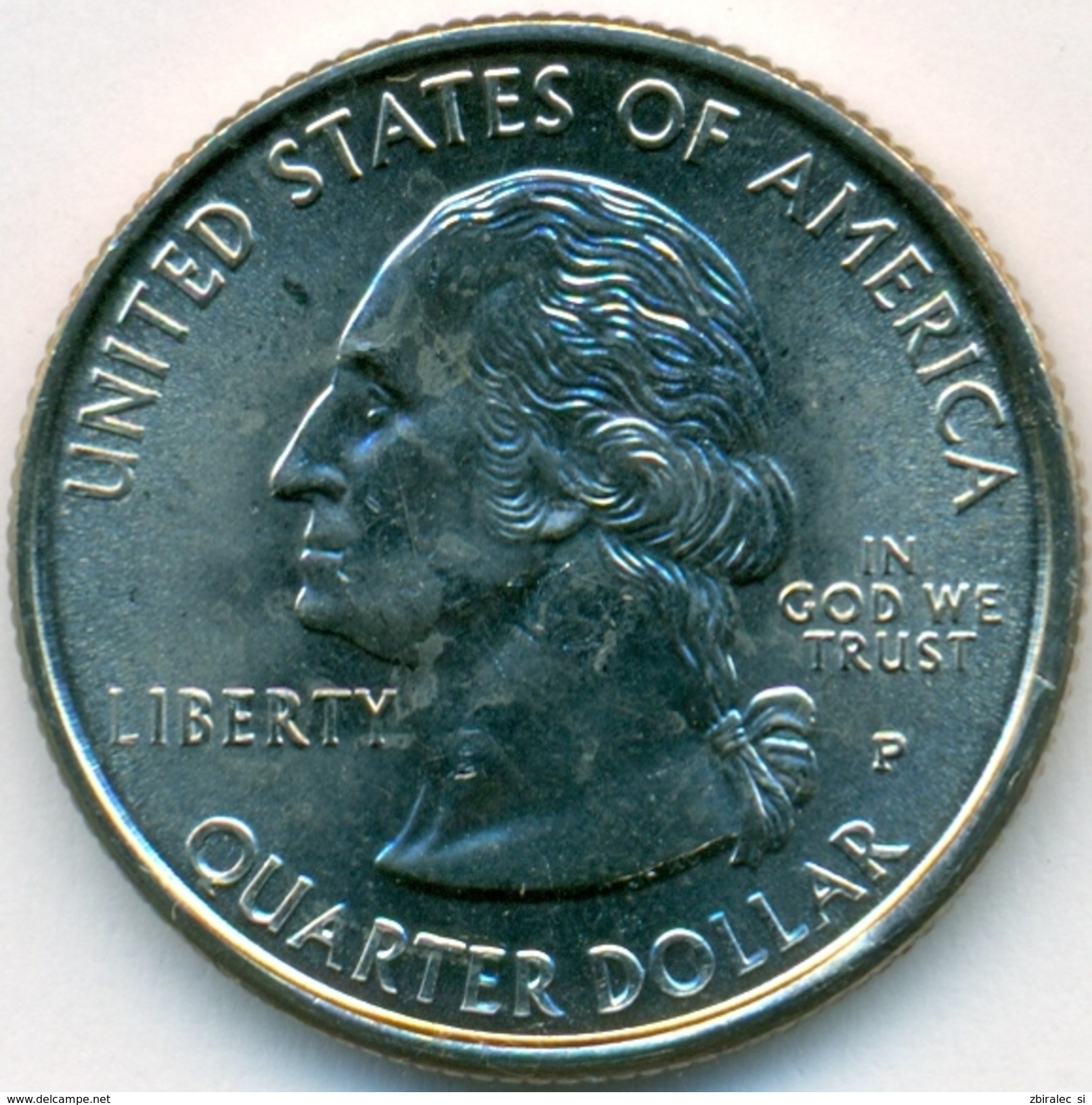 USA 25 Cent Quarter Dollar 1999 UNC State Delaware (KM# 293) - 1999-2009: State Quarters