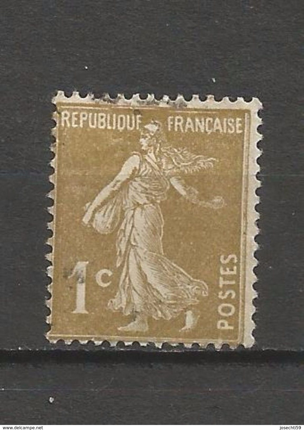 N° 277A A Semeuse  TIMBRE France Oblitéré  1932 1937 Manque Une Partie Du Bras à Gauche - Oblitérés