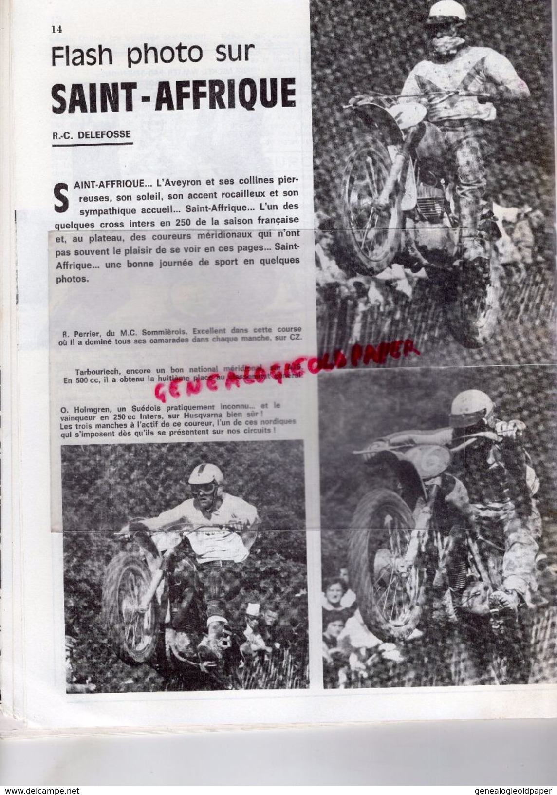 MOTO REVUE - REVUE 13 JUIN 1970- N° 1984- LEON OSSA- CROSS A SAINT AFFRIQUE -YAMAHA 350 STREET-CIRCUIT ANNEMASSE- - Moto