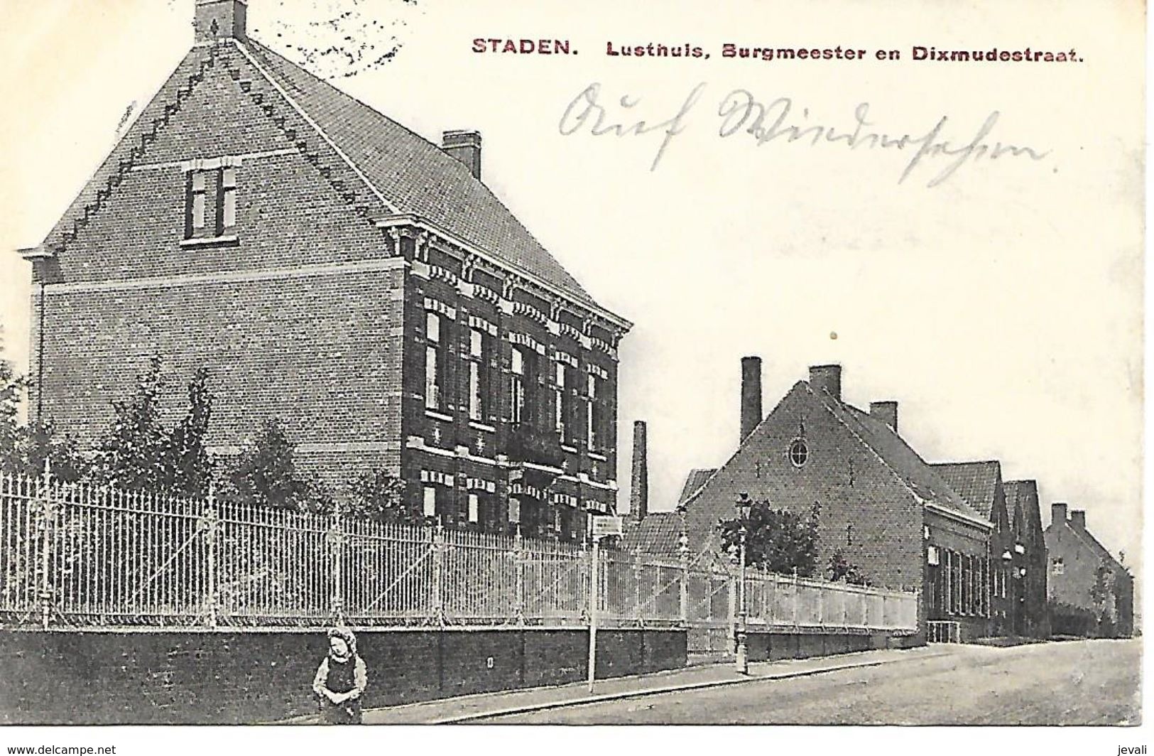 CPA / PK/ AK  - STADEN  Lusthuis,Burgmeester En Dixmudestraat - Staden