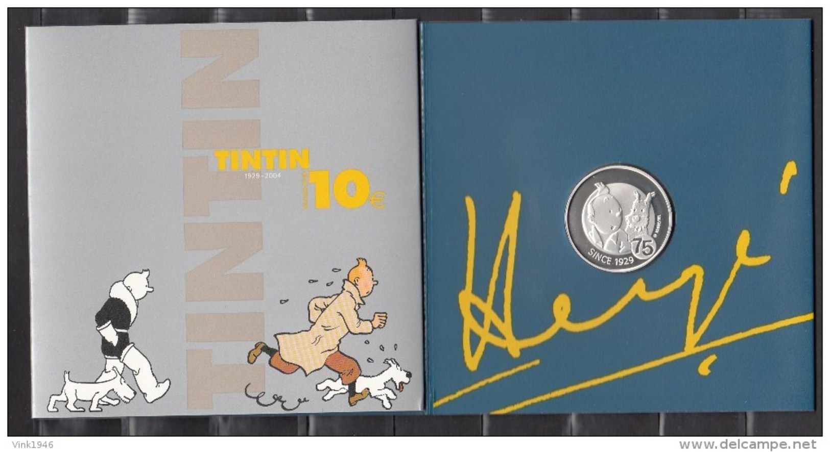 Belgie Belgique 2004,Kuifje Tintin Munt Coin 10 Euro 2004,(L3093) - Autres & Non Classés