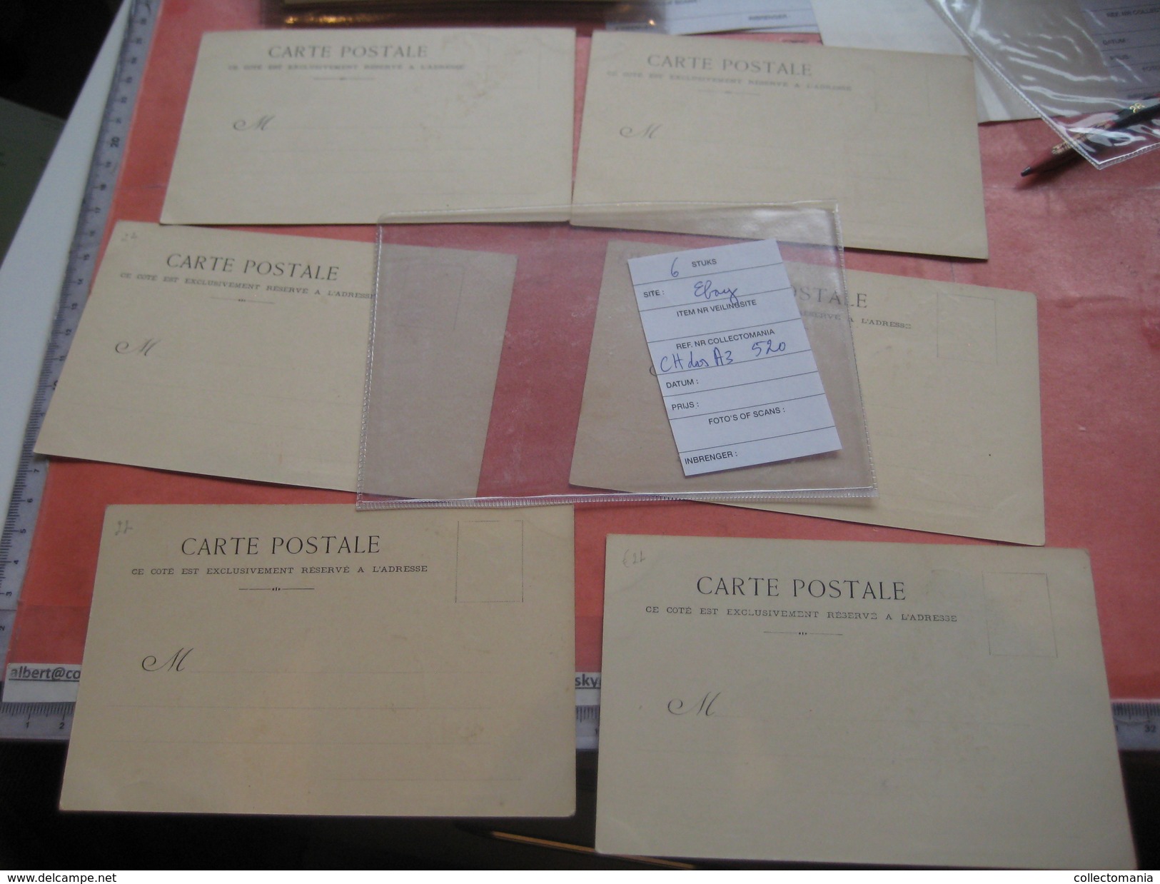 13 Cartes postales chromos litho PUB, avant c1900 gazet krant Zeitung newspaper, editeur WOLF - illustrateur CABANT