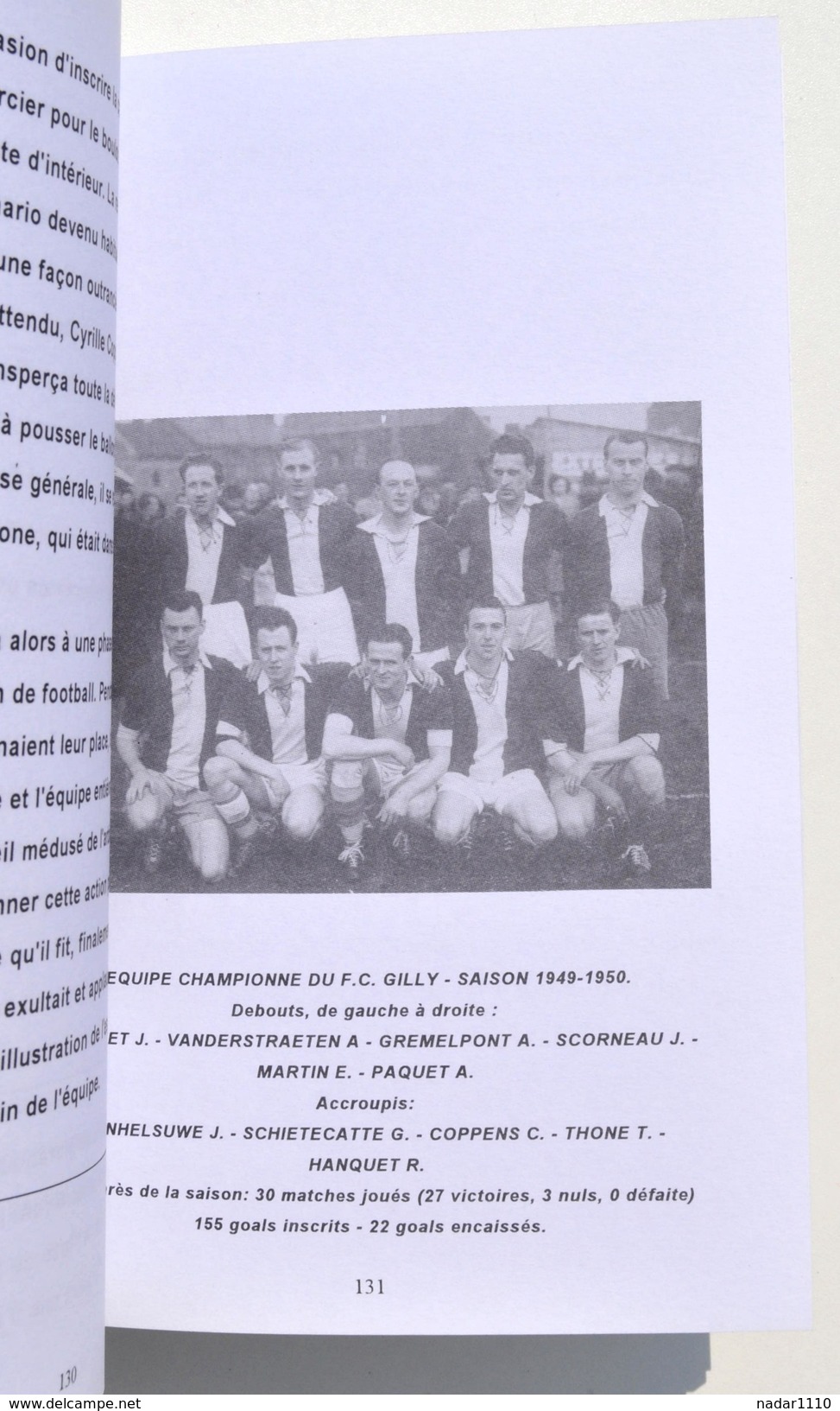 Cent ans de FOOTBALL à GILLY - Julien Tonneel - Cercle d'Histoire de Gilly, 1996