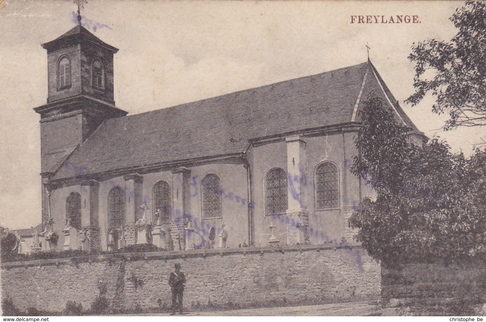 Freylange, Eglise, Circulé En 1912 (pk36732) - Aarlen