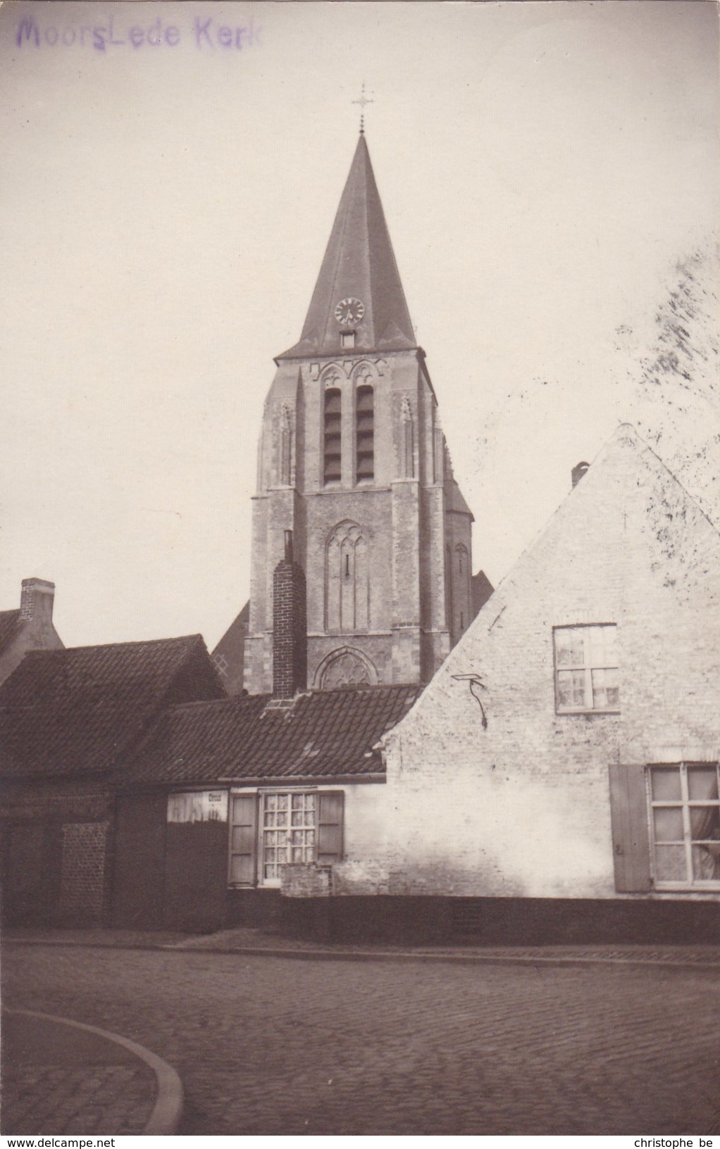 Moorslede Kerk, Unieke Fotokaart (pk36742) - Moorslede