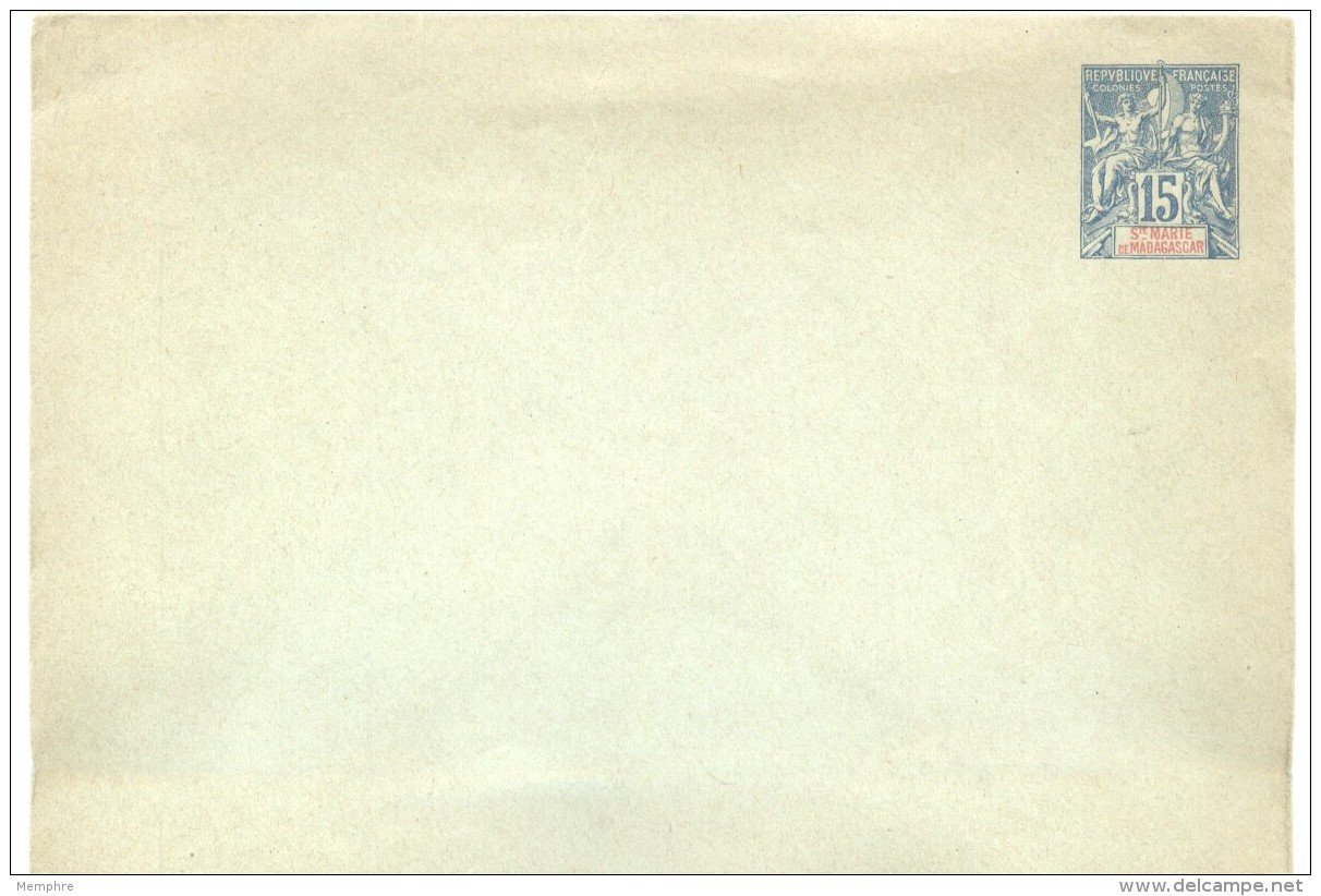 Entier  Enveloppe Grand Format 15 Cent Groupe Neuve - Storia Postale