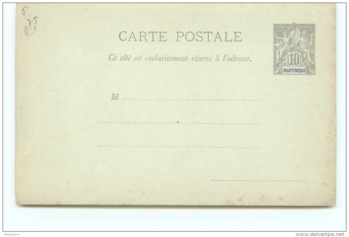 Entier  Carte Postale Groupe 10 Cent. Neuve - Lettres & Documents