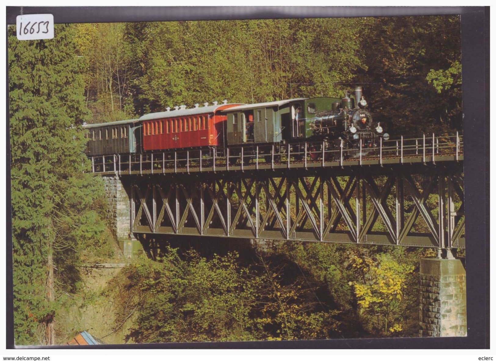 CPM - GRÖSSE 10x15cm - DVZO DAMPFZUG - BAHN - TRAIN - TB - Zug