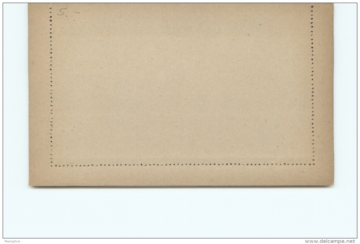 Entier Carte-lettre  15 Cent. Type Groupe Neuve - Postal Stationery