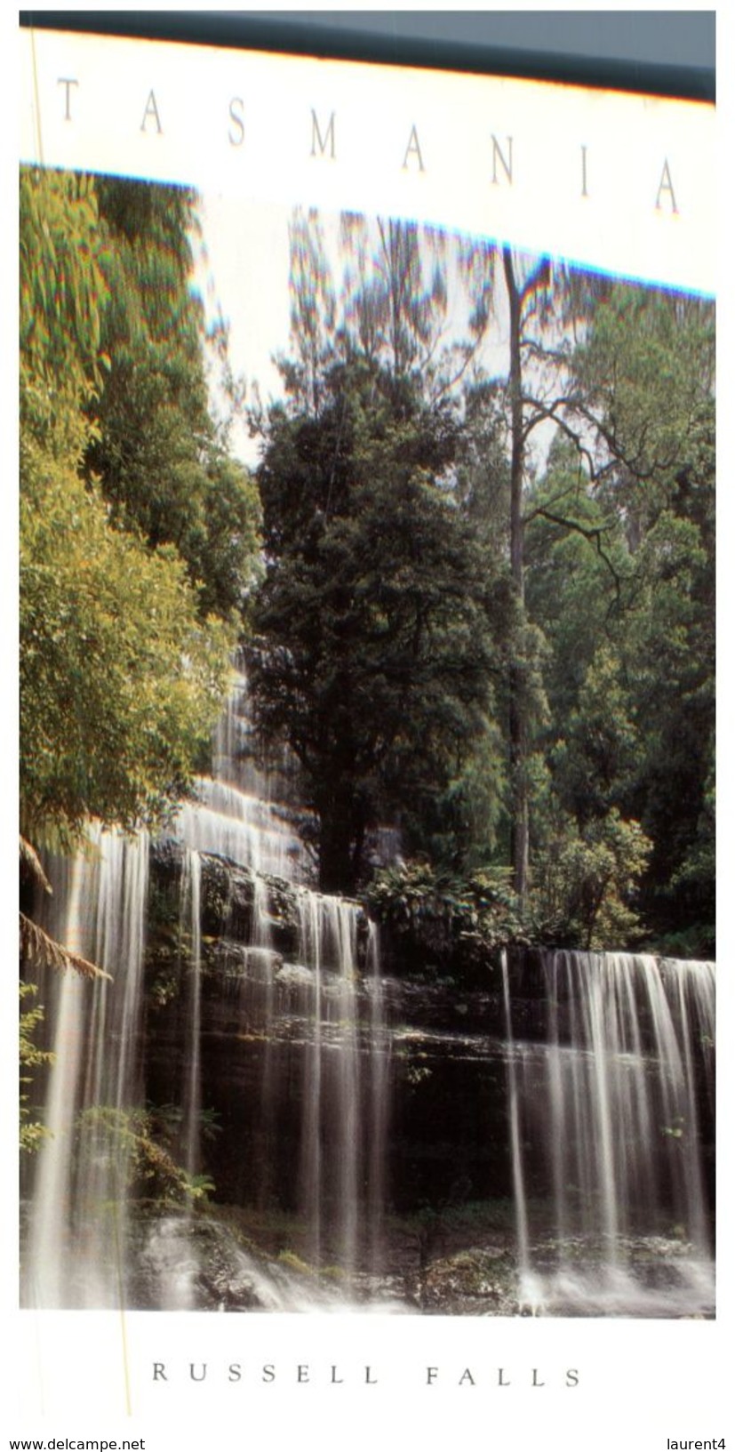 (745) Australia - TAS - Russell Falls  (with Stamp At Back Of Card) - Wilderness