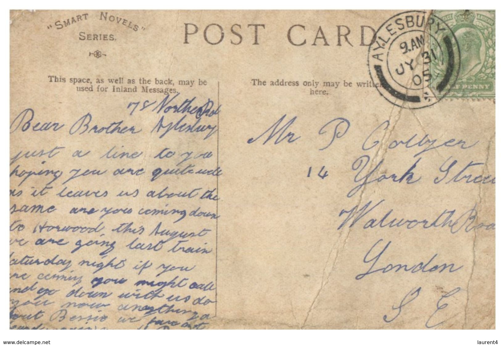 (DEL 489) Very Old Postcard - Carte Ancienne - Femme - Womens  (small Tear On Card Bottom) - Women