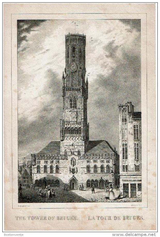 Brugge - Bruges - The Tower Of Bruges - La Tour De Bruges - H. Mogford - De La Cuor - 19è Siècle - Autres & Non Classés